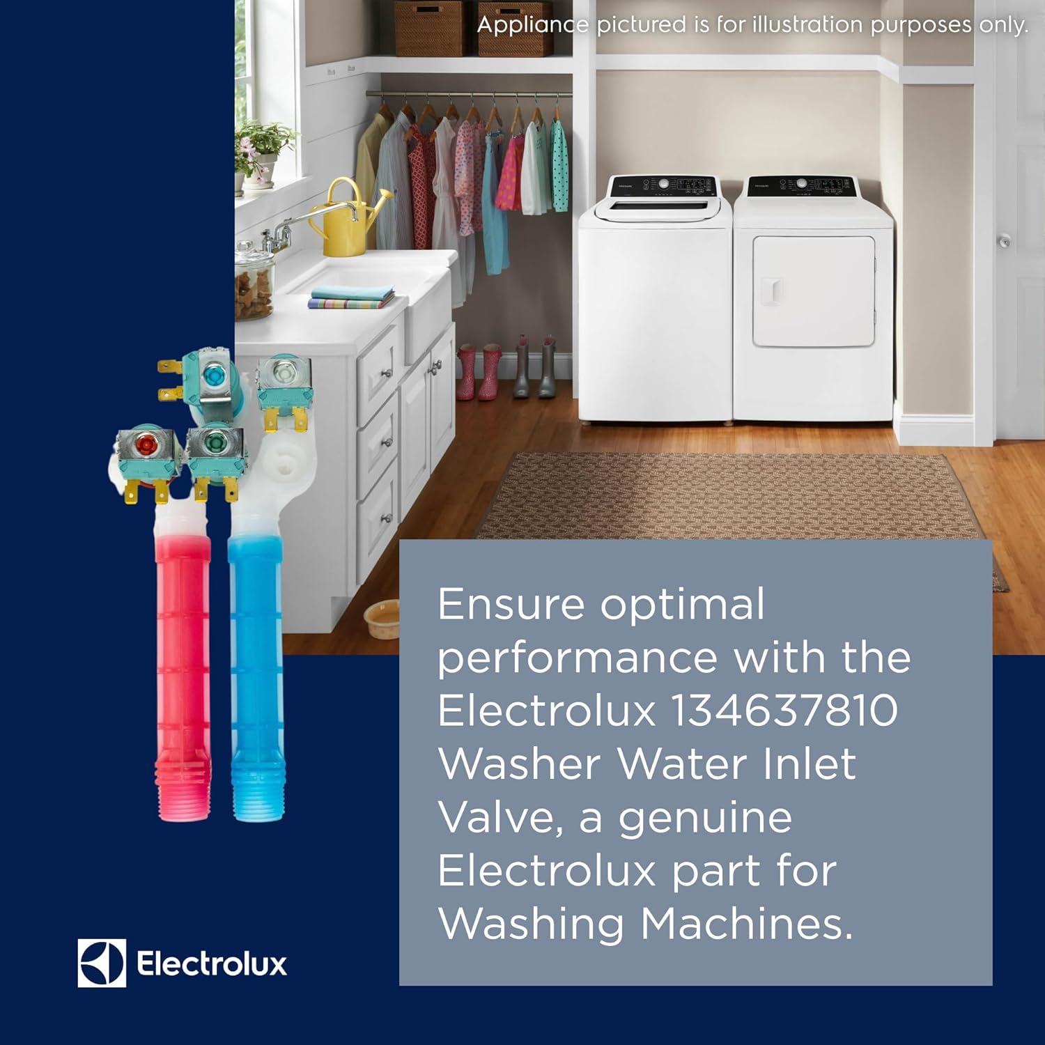 imageElectrolux 134637810 Washer Water Inlet Valve for Washing Machines