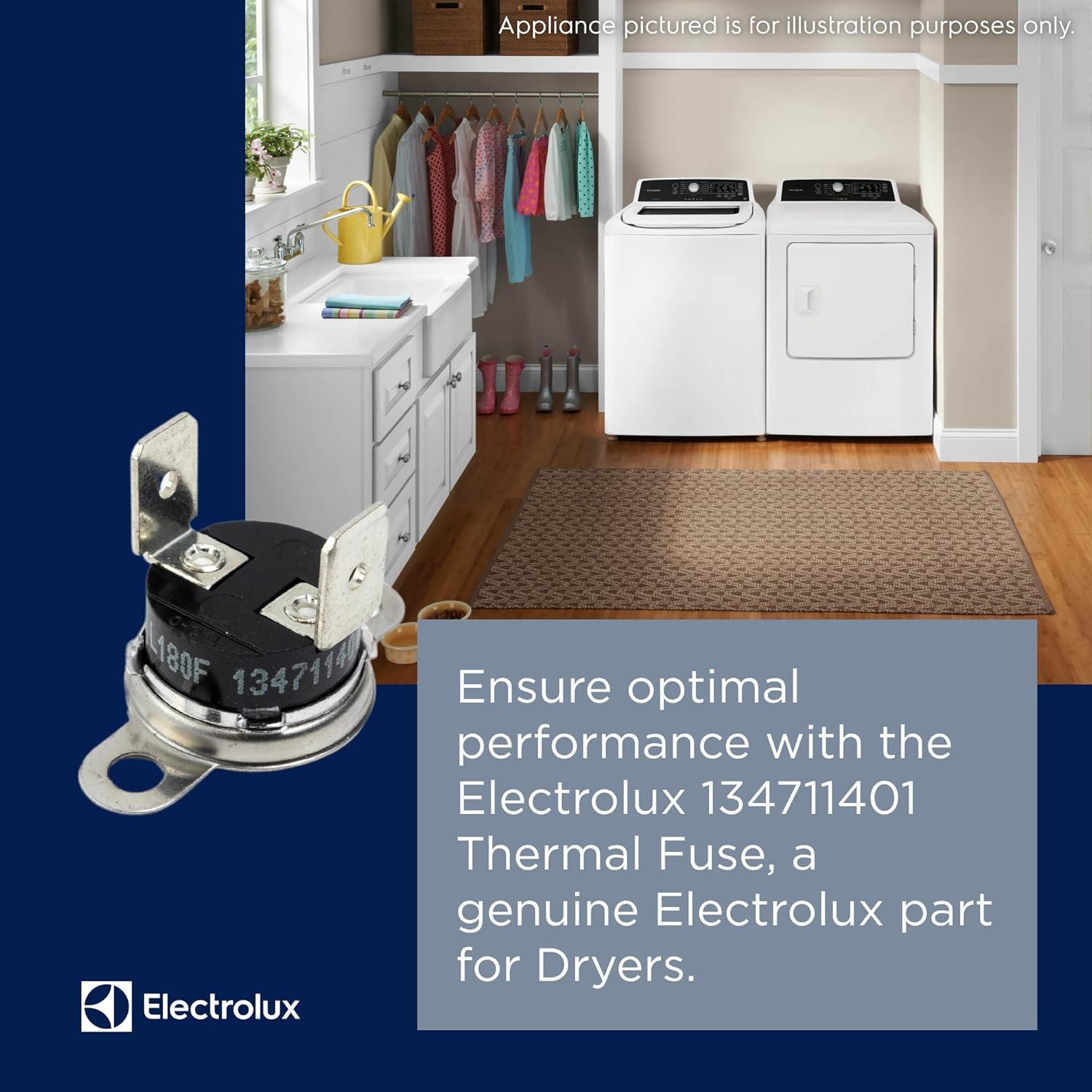 imageElectrolux 134711401 Thermal Fuse for Dryers