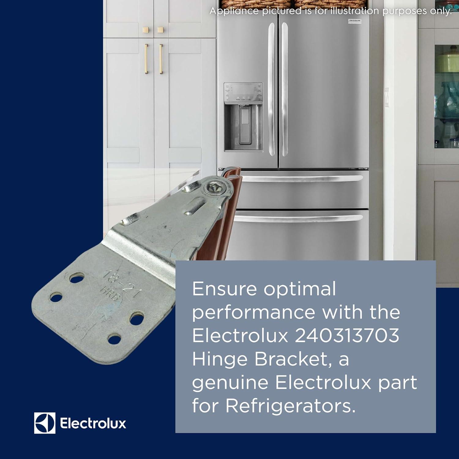 imageElectrolux 240313703 Hinge Bracket for Refrigerators