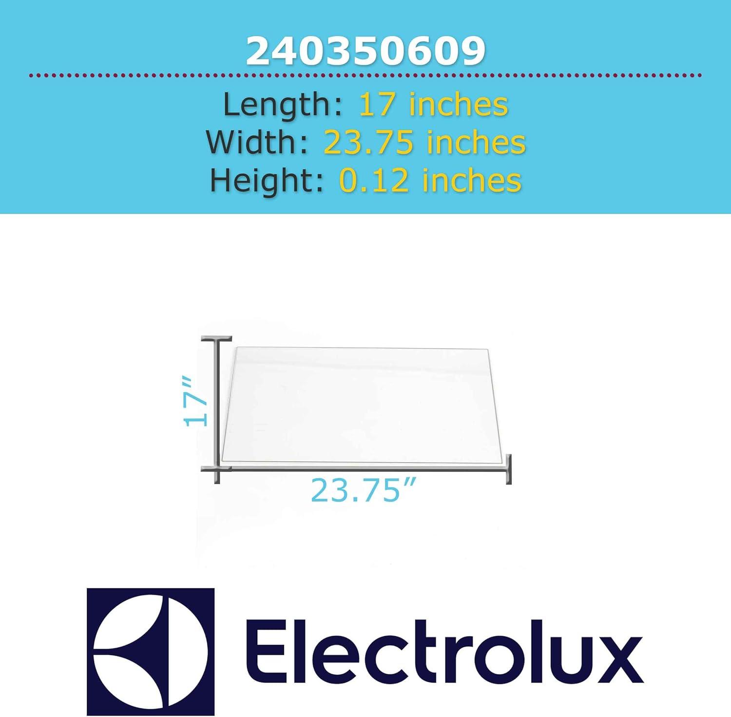 imageElectrolux 240350609 Crisper Drawer Cover Insert for Refrigerators Glass