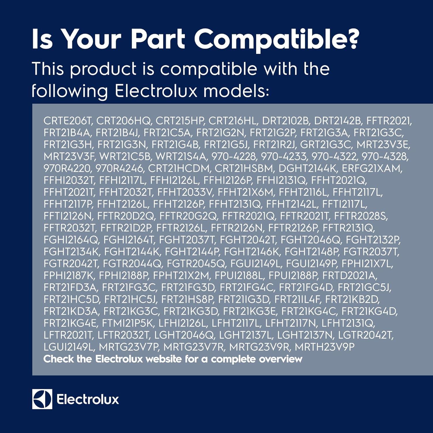 imageElectrolux 240350609 Crisper Drawer Cover Insert for Refrigerators Glass