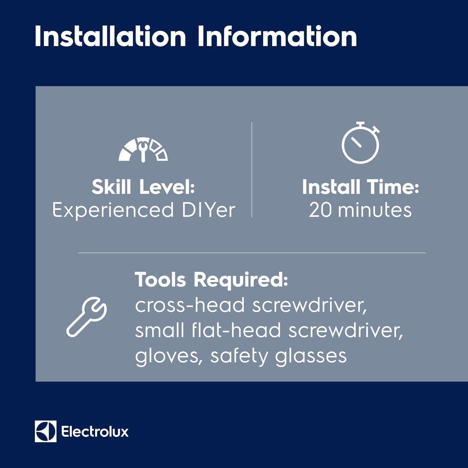 imageElectrolux 241682003 Water Dispenser Lever for Refrigerators Black