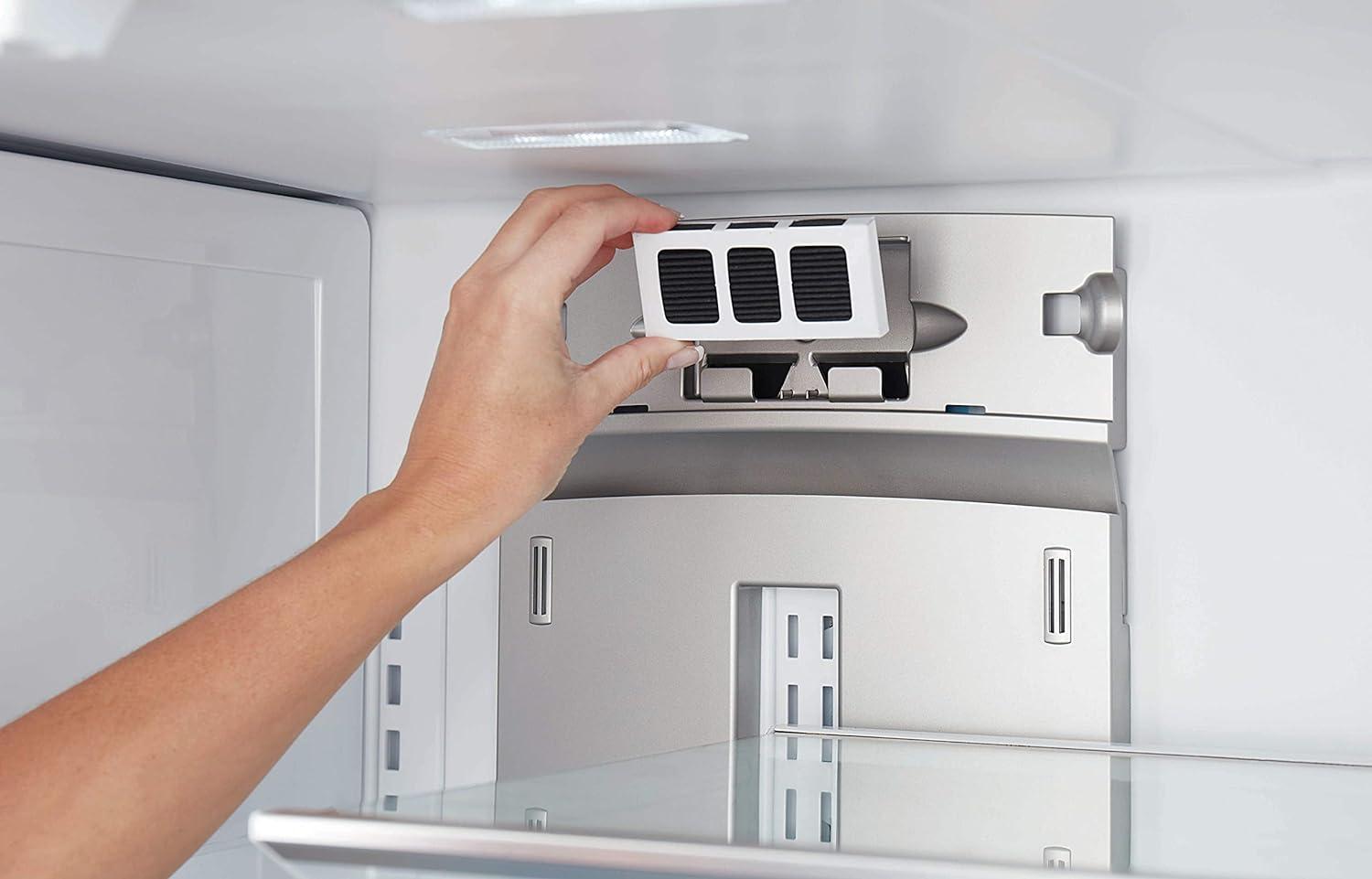 imageFRIGIDAIRE PAULTRA2 Pure Air Ultra II Refrigerator Air Filter with Carbon Technology to Absorb Food Odors 38 Inch x 18 Inch White6 Count Pack of 1