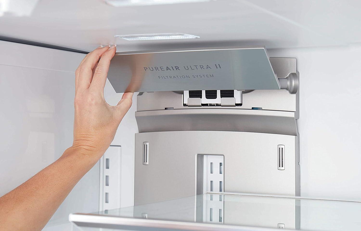 imageFRIGIDAIRE PAULTRA2 Pure Air Ultra II Refrigerator Air Filter with Carbon Technology to Absorb Food Odors 38 Inch x 18 Inch White6 Count Pack of 1