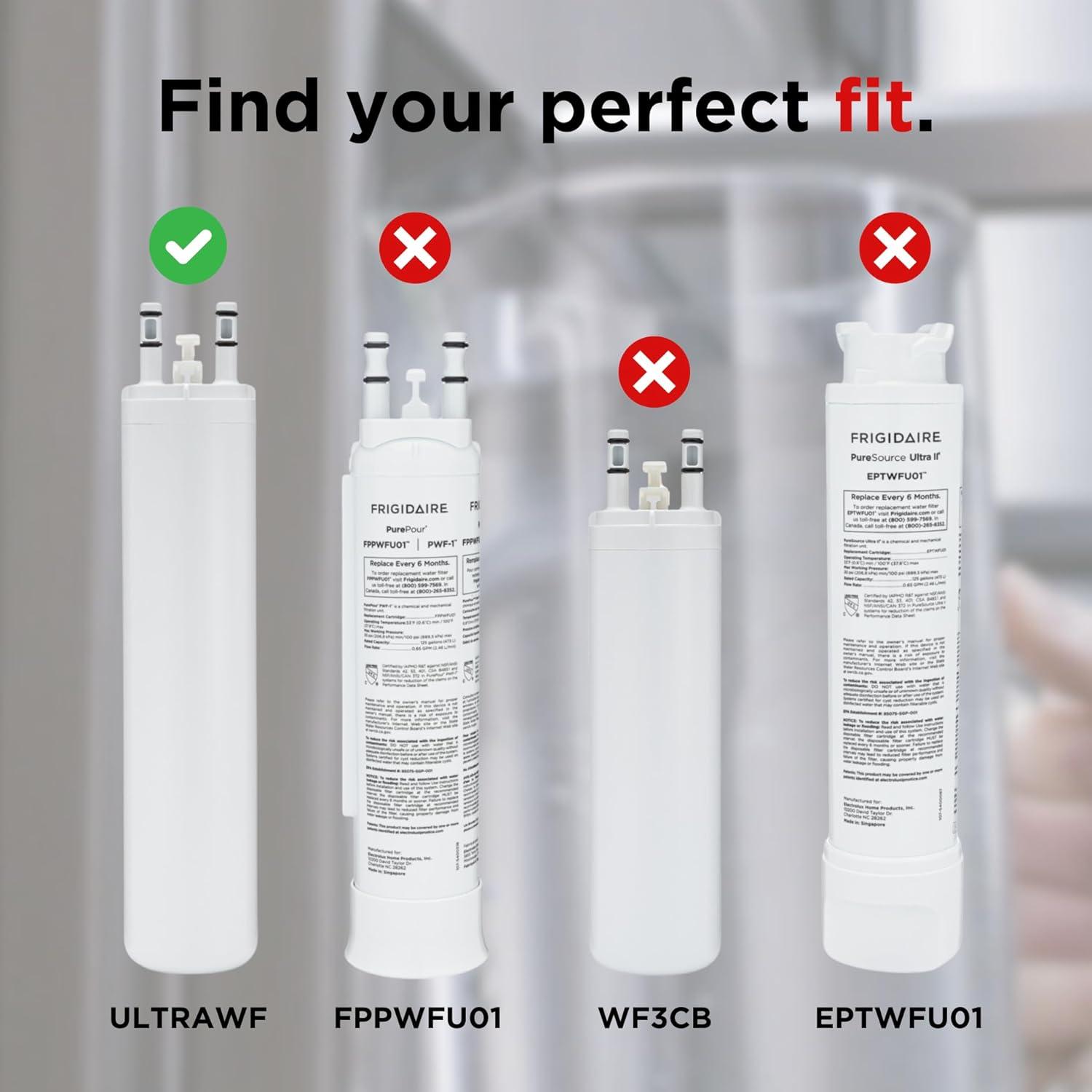 imageFRIGIDAIRE ULTRAWF Pure Source Ultra Water Filter Original White 1 CountULTRAWF 1 Pack