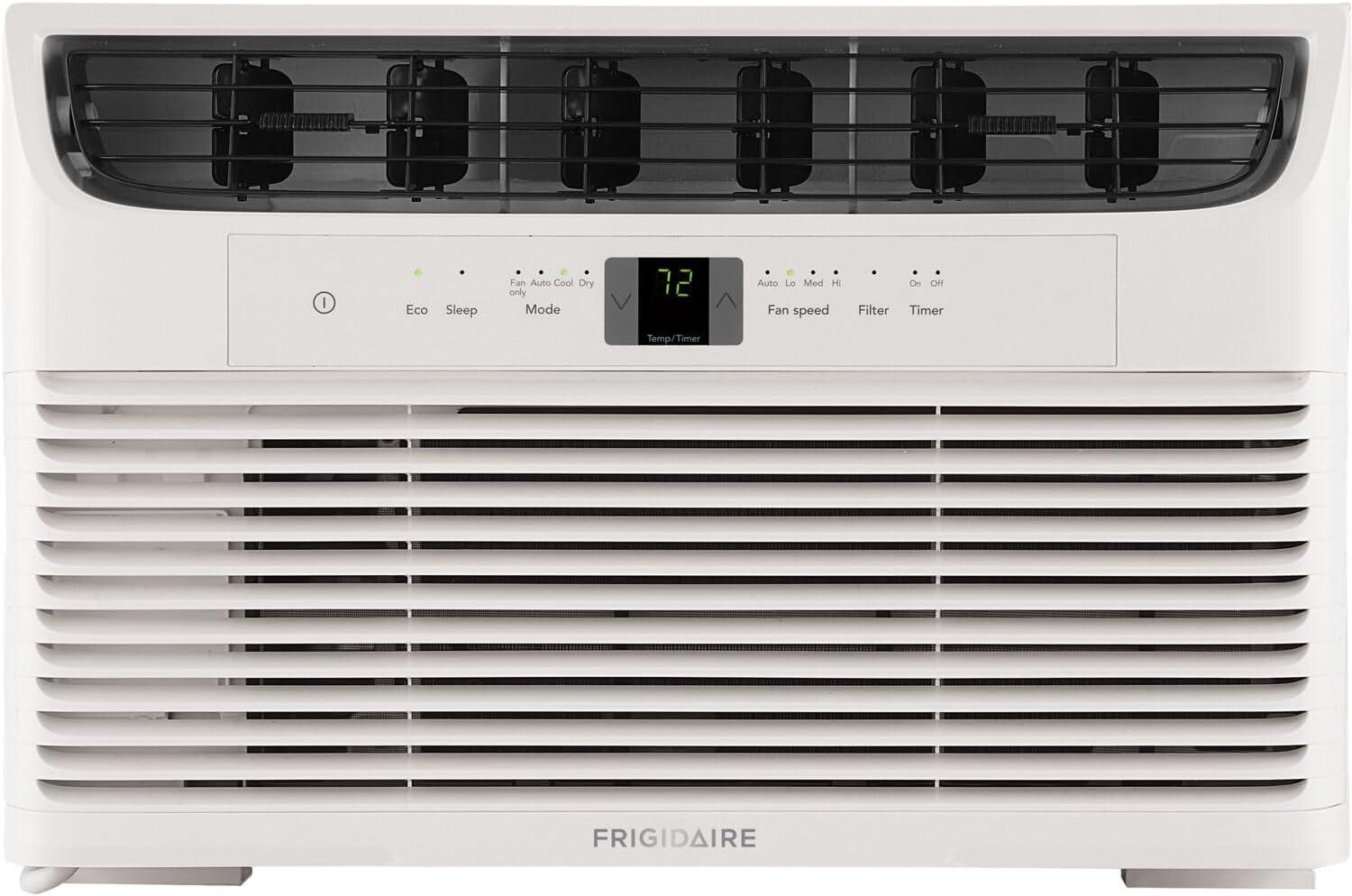 imageFrigidaire 10000 BTU Smart Inverter Window Air Conditioner with WiFi and Energy Star Certification Cools Up to 450 Sq Ft Ultra Quiet Operation WhiteWhite
