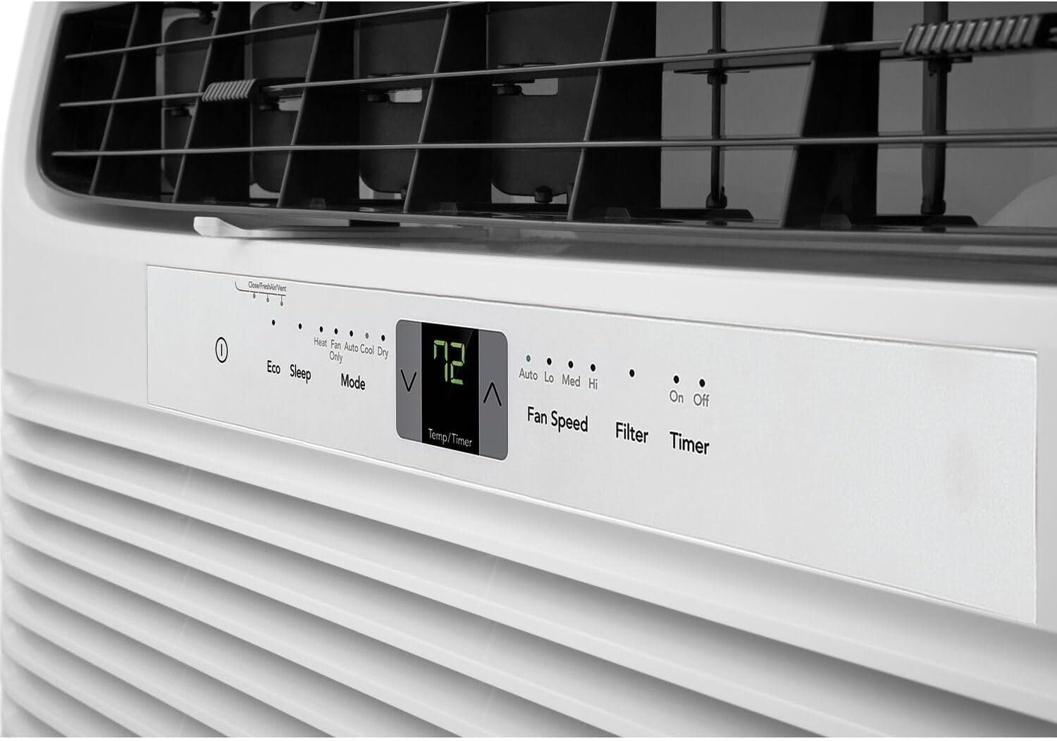 imageFrigidaire 10000 BTU Smart Inverter Window Air Conditioner with WiFi and Energy Star Certification Cools Up to 450 Sq Ft Ultra Quiet Operation WhiteWhite