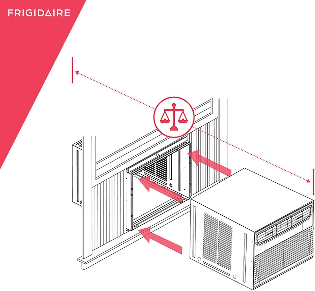 imageFrigidaire 10000 BTU Smart Inverter Window Air Conditioner with WiFi and Energy Star Certification Cools Up to 450 Sq Ft Ultra Quiet Operation WhiteWhite