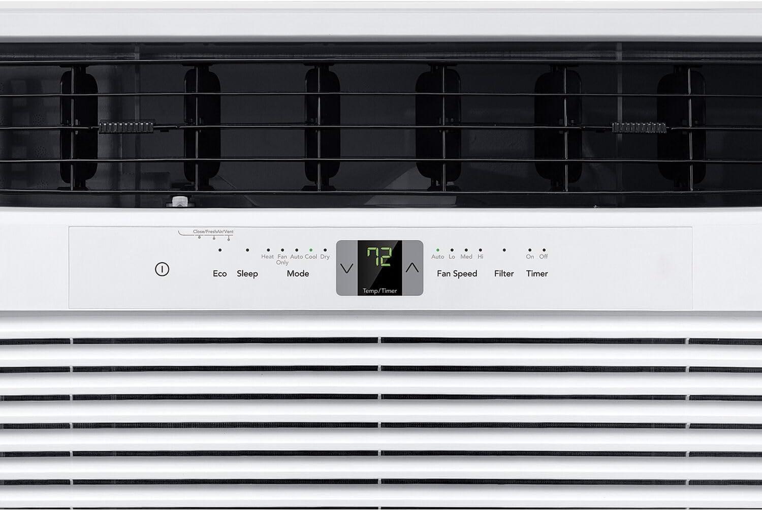 imageFrigidaire 10000 BTU Smart Inverter Window Air Conditioner with WiFi and Energy Star Certification Cools Up to 450 Sq Ft Ultra Quiet Operation WhiteWhite