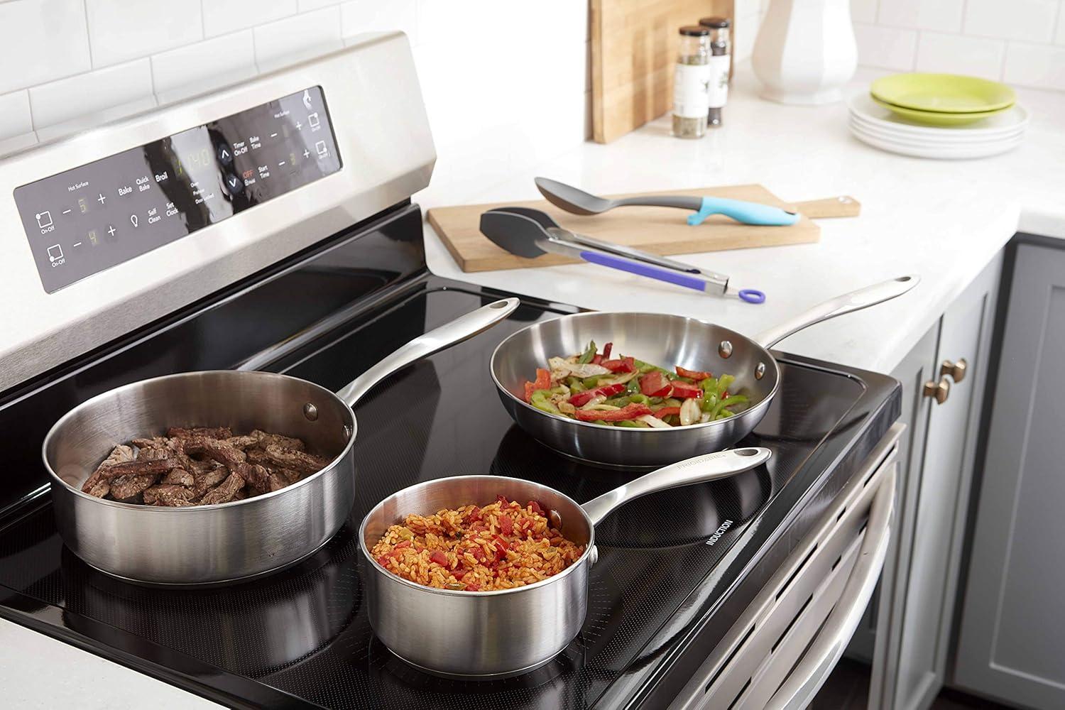 imageFrigidaire 11FFSPAN10 Ready Cook Cookware 15 qt Stainless SteelSaucepan