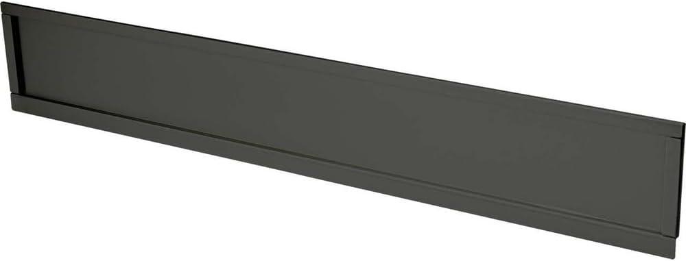 imageFrigidaire 11NBBKGDDS Front Control Freestanding Range Universal Backguard Black Stainless Steel Backsplash GuardBlack Stainless Steel