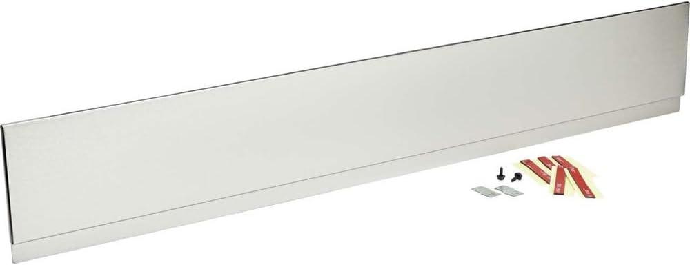 imageFrigidaire 11NBBKGDDS Front Control Freestanding Range Universal Backguard Black Stainless Steel Backsplash GuardStainless Steel