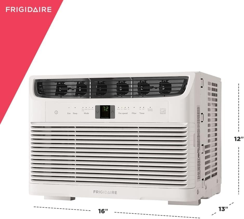 imageFrigidaire 14000 BTU Smart Inverter Window Air Conditioner with WiFi and Energy Star Certification Cools Up to 700 Sq Ft Ultra Quiet Operation White5000 BTU