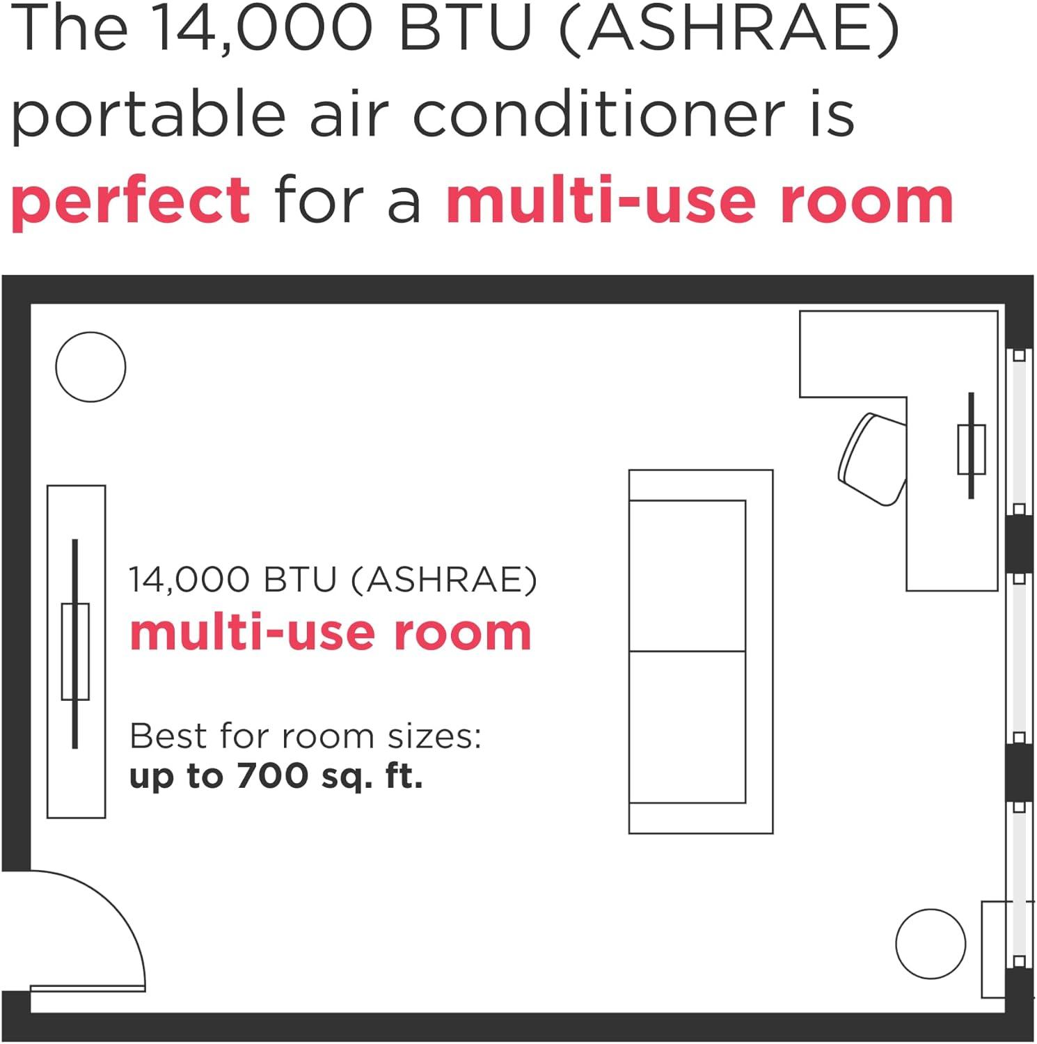 imageFrigidaire 14k HeatCool Portable wWifi14k Portable Inverter