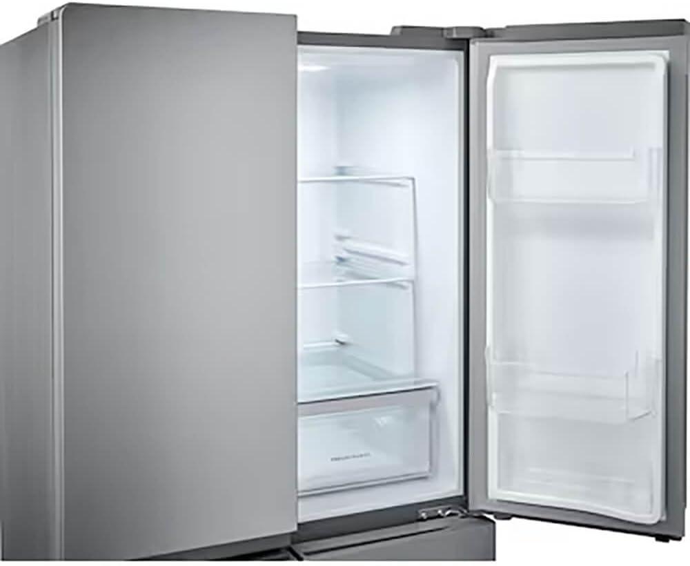 imageFrigidaire 174 Cu Ft 4 Door Refrigerator in Brushed Steel with Adjustable Freezer StorageNew Model
