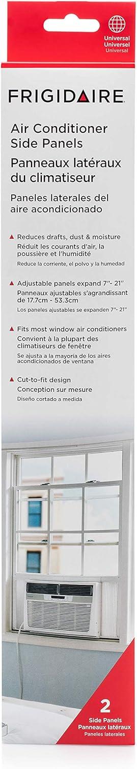 imageFrigidaire 18FFRACP01 Air Conditioner Side Panels Adjustable Expands 721quot 1 Count OffWhite1 Count Pack of 1