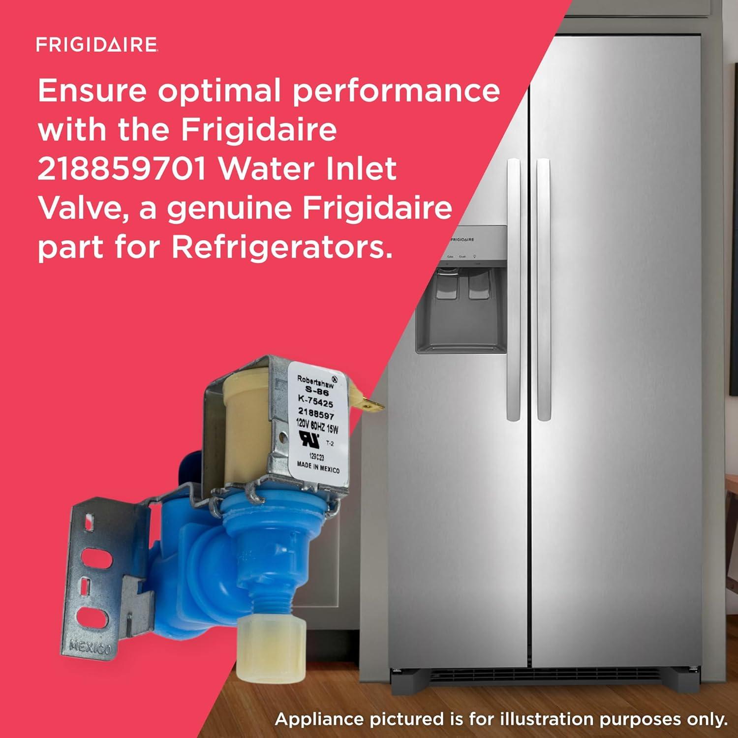 imageFrigidaire 218859701 Water Inlet Valve for Refrigerators Blue