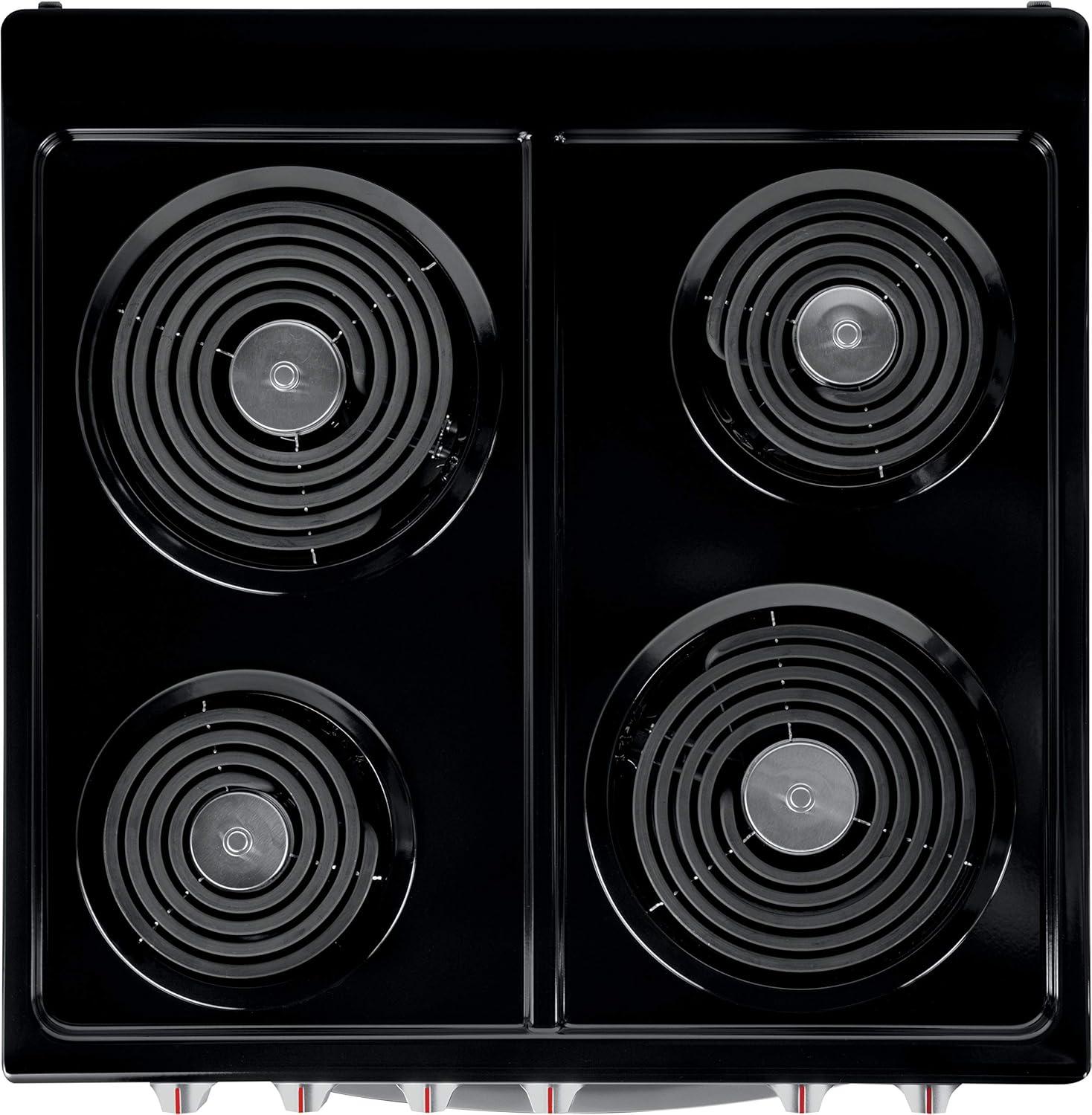 imageFrigidaire 24 in 19 Cu Ft Electric Range in Stainless Steel with Hidden Bake ADA CompliantStainless Steel