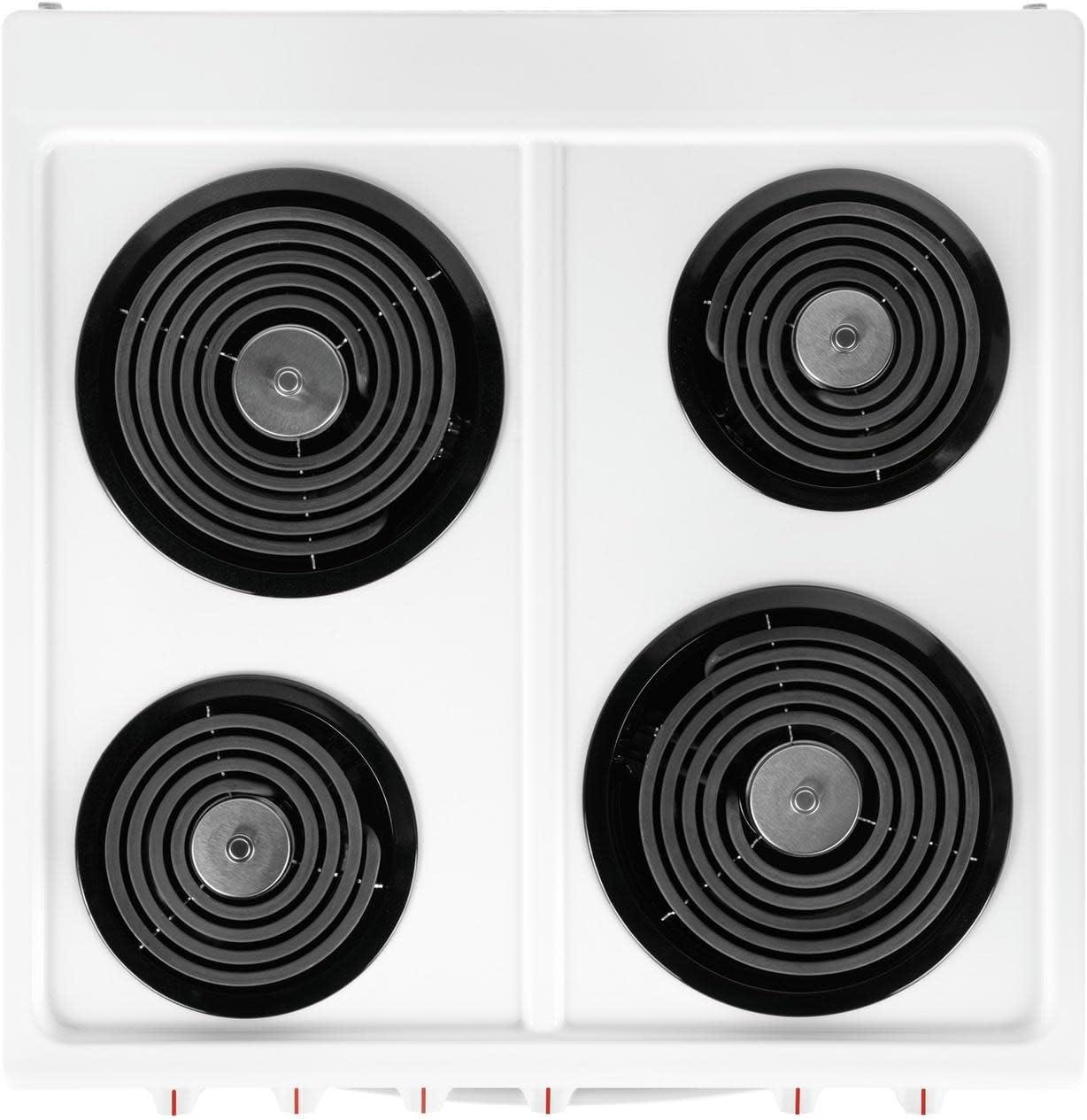 imageFrigidaire 24 in 19 Cu Ft Electric Range in Stainless Steel with Hidden Bake ADA CompliantWhite