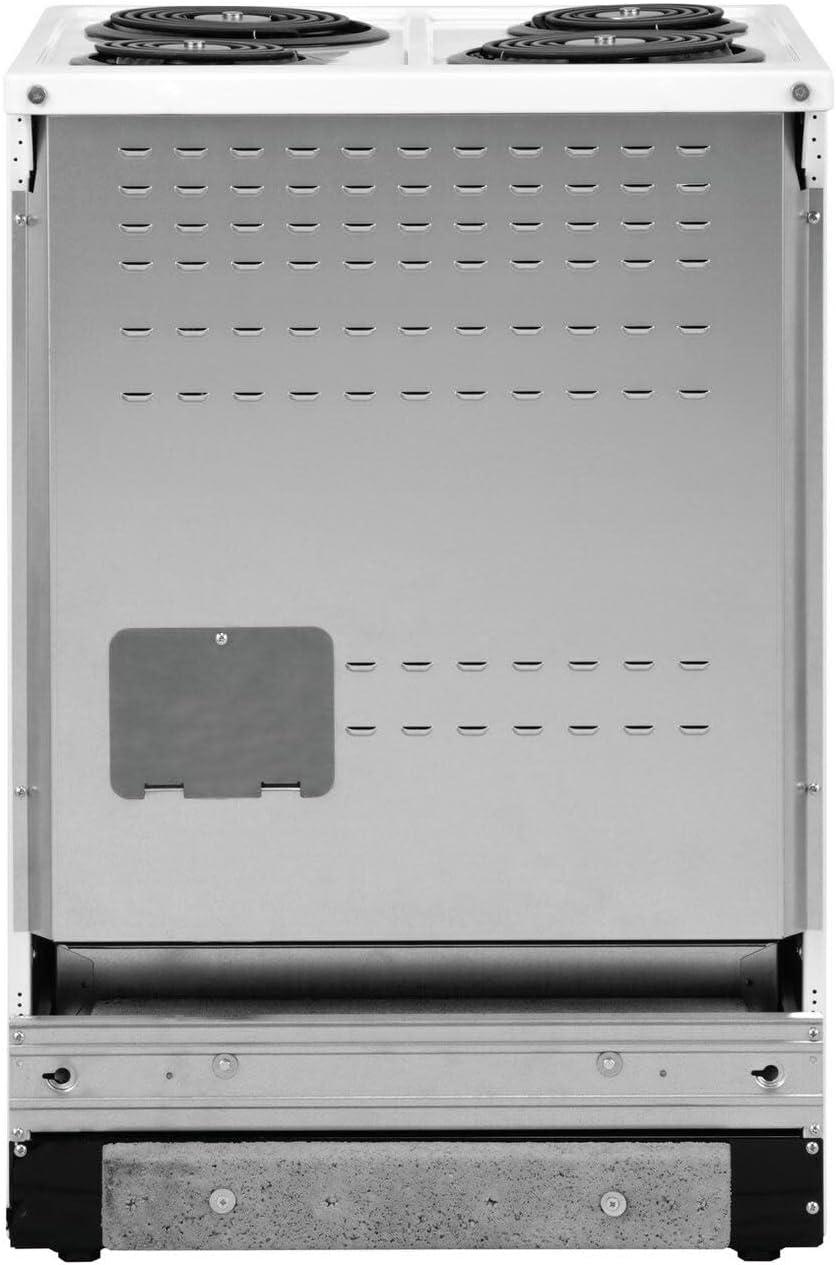 imageFrigidaire 24 in 19 Cu Ft Electric Range in Stainless Steel with Hidden Bake ADA CompliantWhite