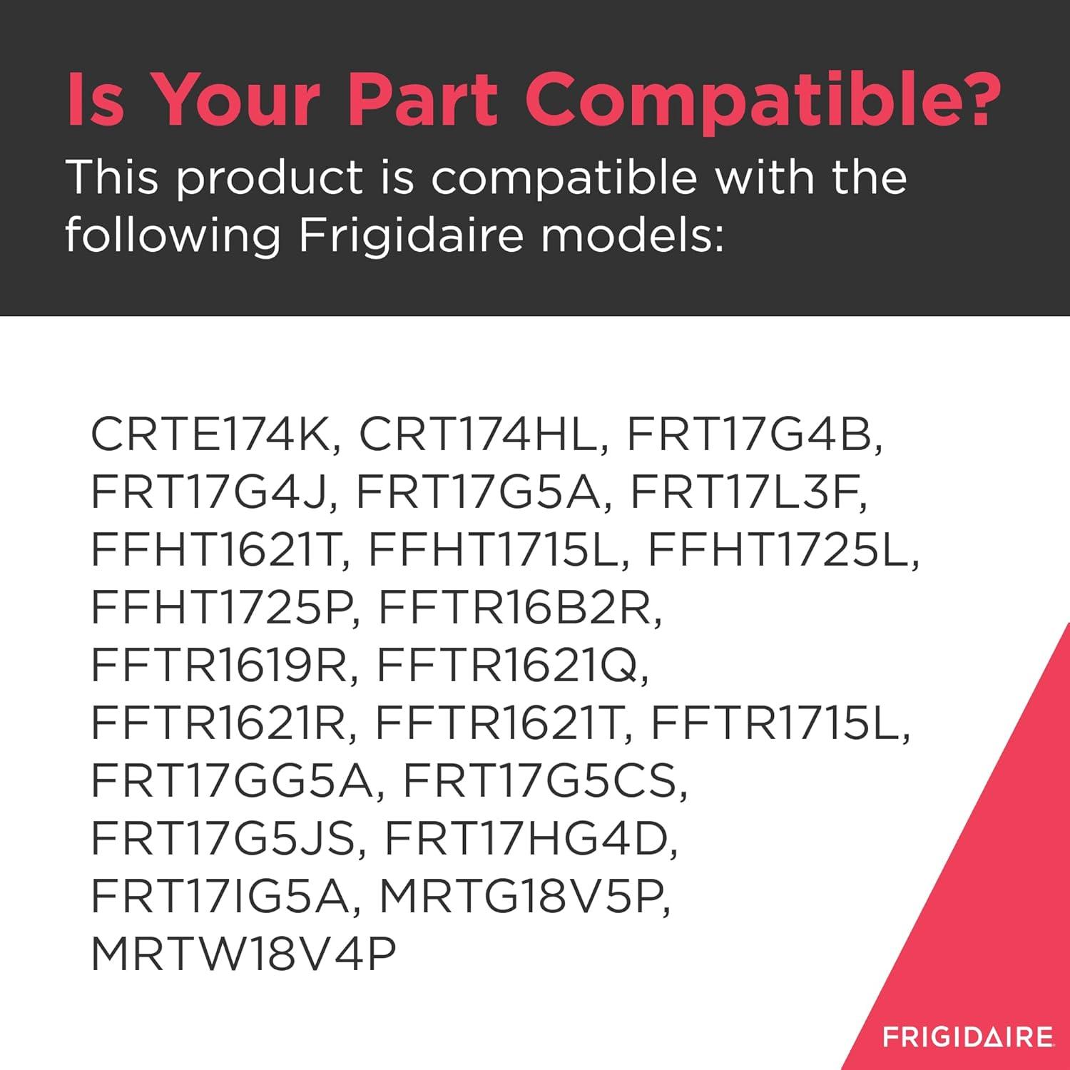 imageFrigidaire 240383801 Door Shelf Retainer Bar for Refrigerators White