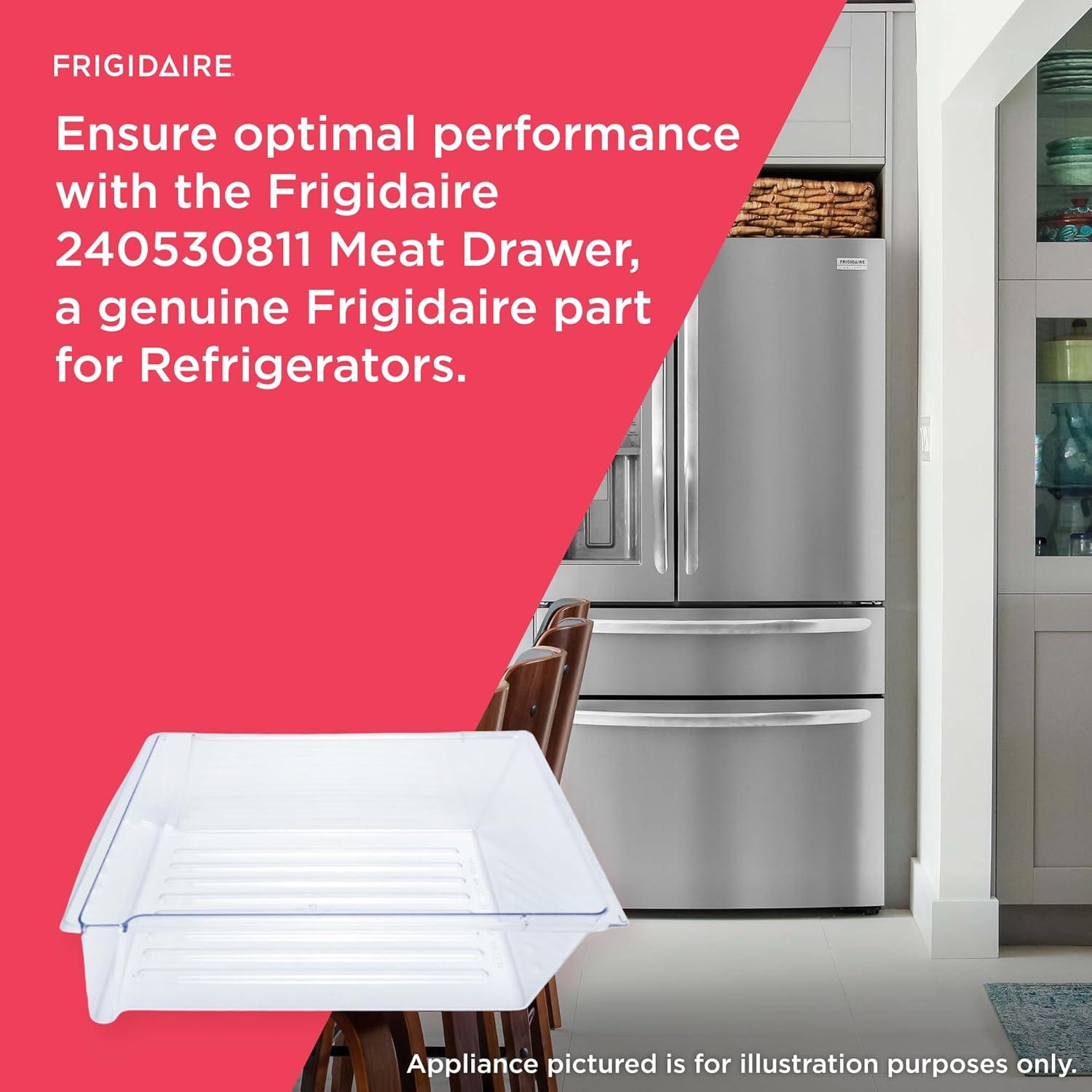 imageFrigidaire 240530811 Meat Drawer for Refrigerators Clear