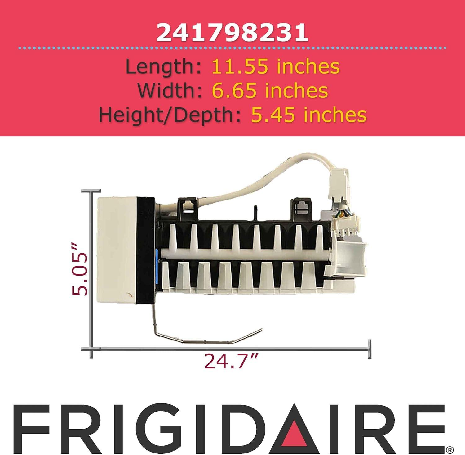 imageFrigidaire 241798231 Ice Maker Assembly Kit for Refrigerators White