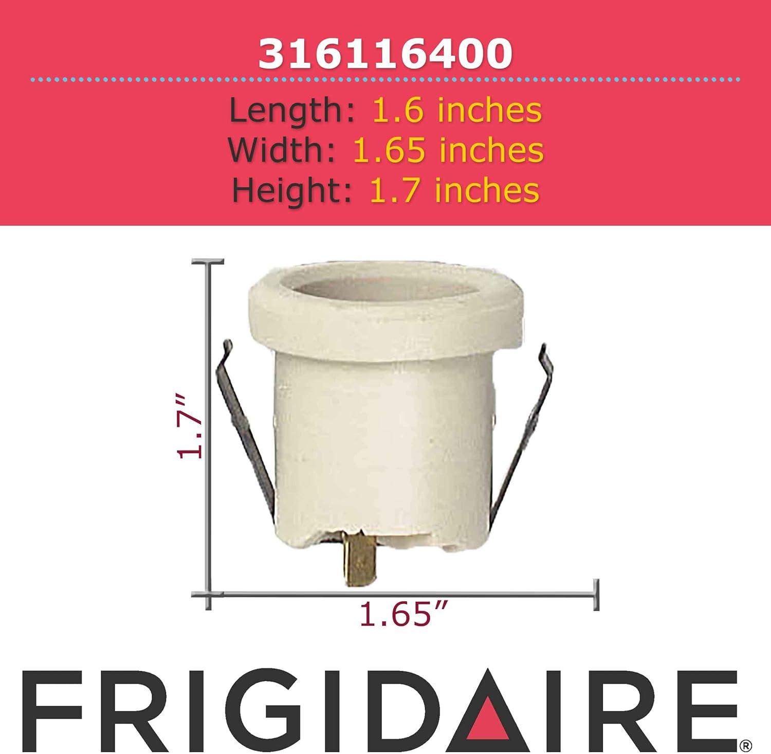 imageFrigidaire 316116400 Oven Light Socket for Electric Ranges and Stoves