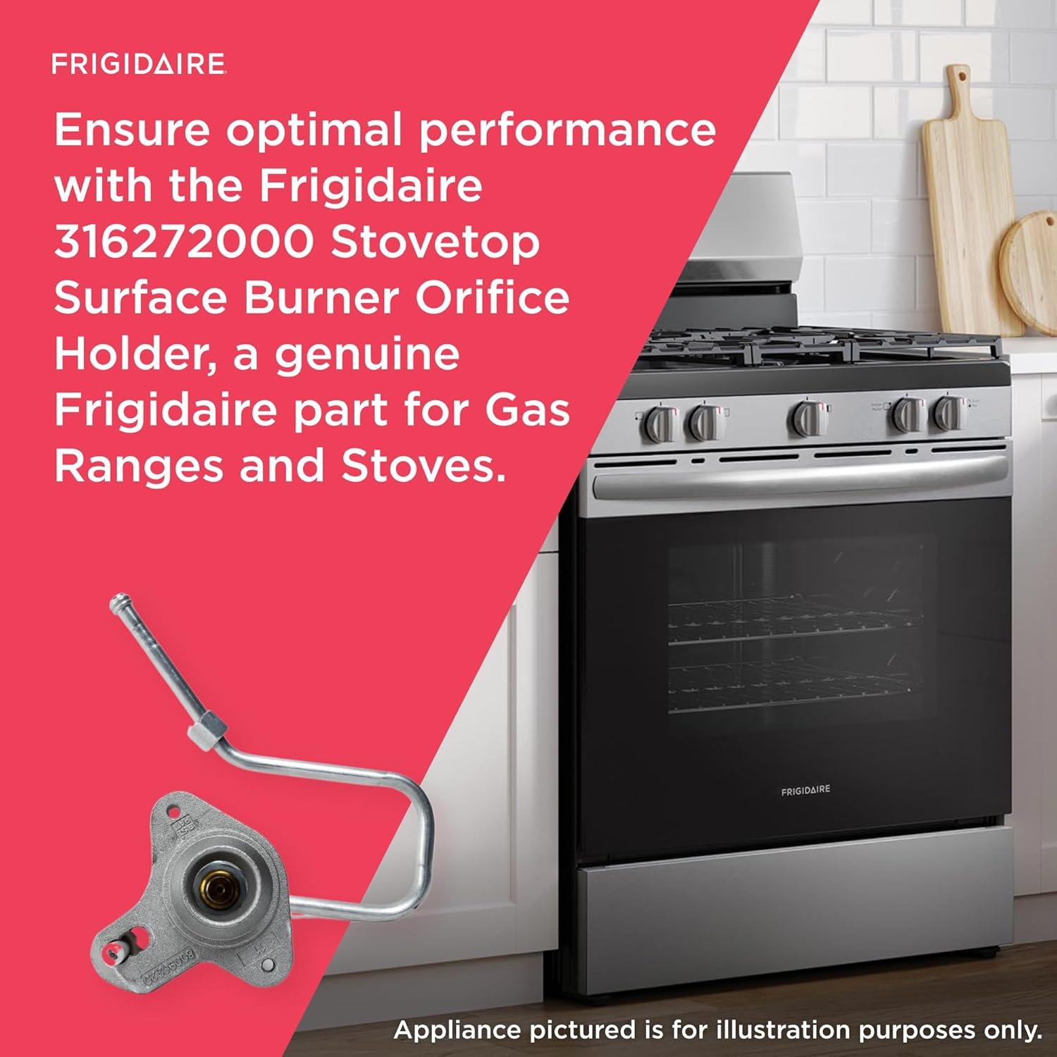 imageFrigidaire 316272000 Stovetop Surface Burner Orifice Holder for Gas Ranges and Stoves