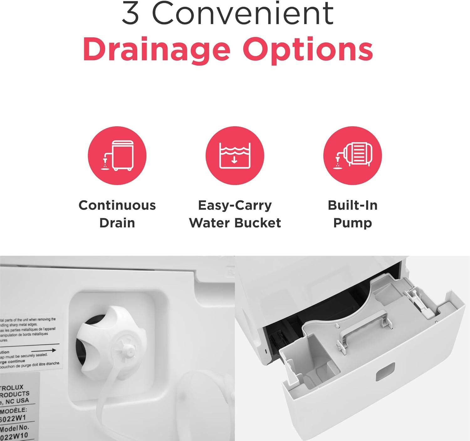 imageFrigidaire 35Pint Portable Dehumidifier with WiFi and Energy Star Certification for SmallMediumLarge Rooms ampamp Basements Custom Humidity Control Auto Shut Off White60 Pint New 2025