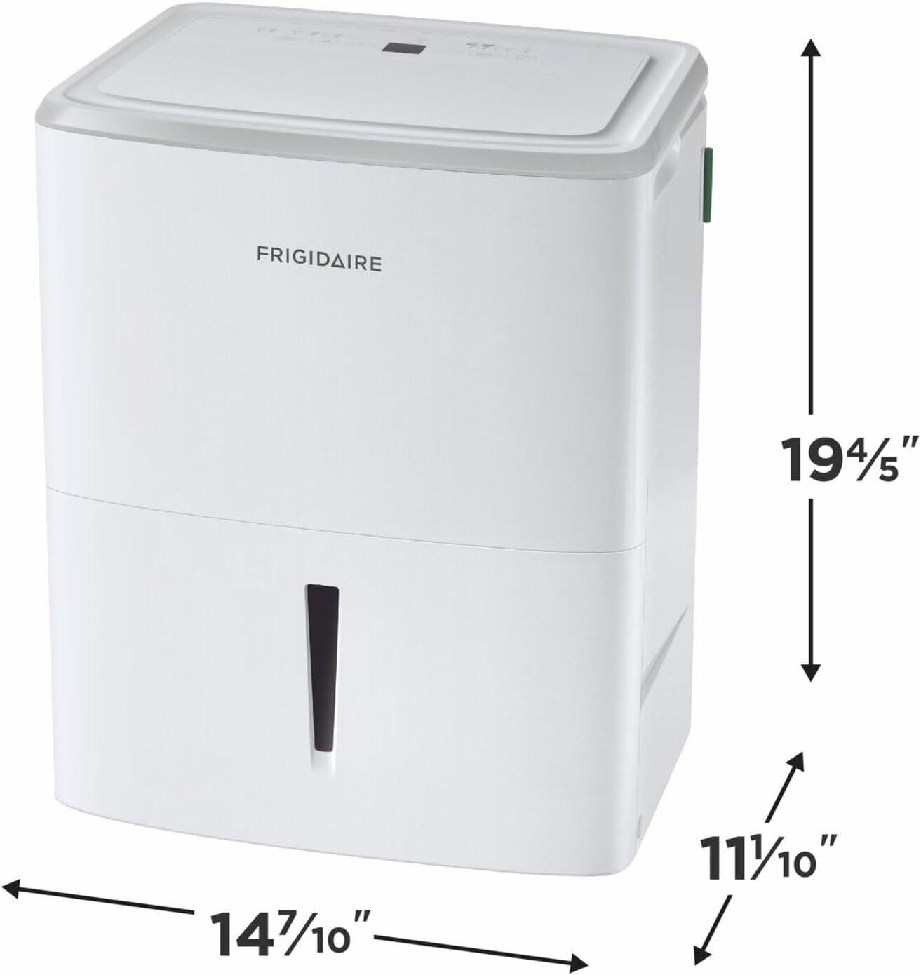 imageFrigidaire 35Pint Portable Dehumidifier with WiFi and Energy Star Certification for SmallMediumLarge Rooms ampamp Basements Custom Humidity Control Auto Shut Off White35 Pint 2026 Energy Star