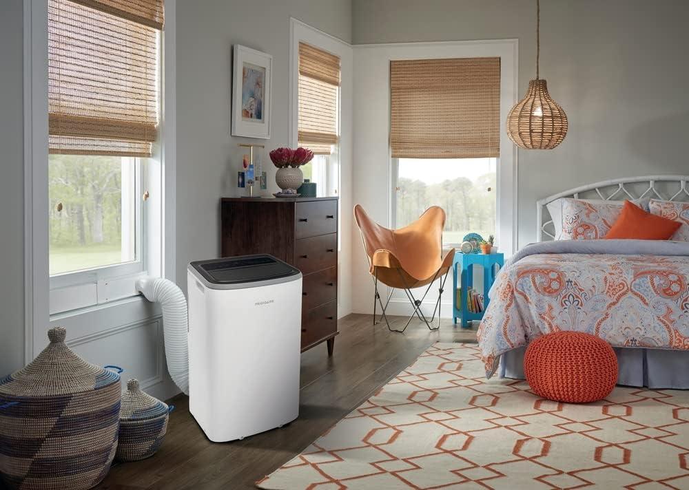 imageFrigidaire 3in1 Smart Portable Room Air Conditioner with WiFi 12000 BTU Ashrae 8000 BTU DOE Cools Up to 550 Sq Ft Quiet Operation WhiteAC Only