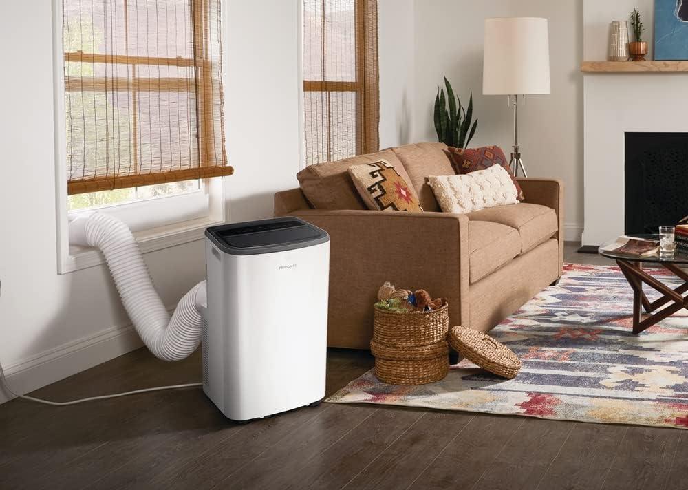 imageFrigidaire 3in1 Smart Portable Room Air Conditioner with WiFi 12000 BTU Ashrae 8000 BTU DOE Cools Up to 550 Sq Ft Quiet Operation WhiteAC Only