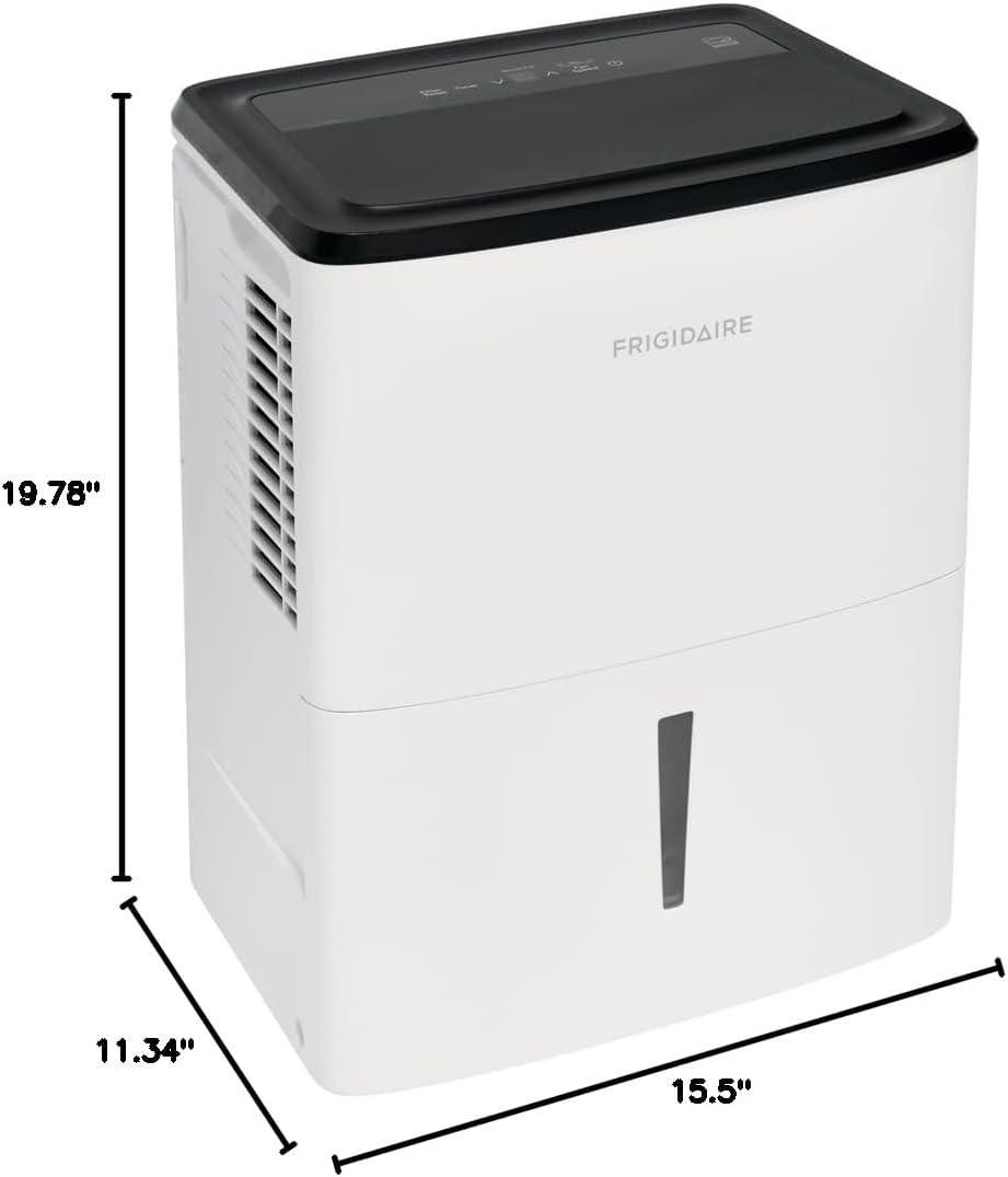 imageFrigidaire 50 Pint Dehumidifier 4500 Square Foot Coverage Ideal for Large Rooms and Basements 17 Gallon Bucket Capacity22 Pint