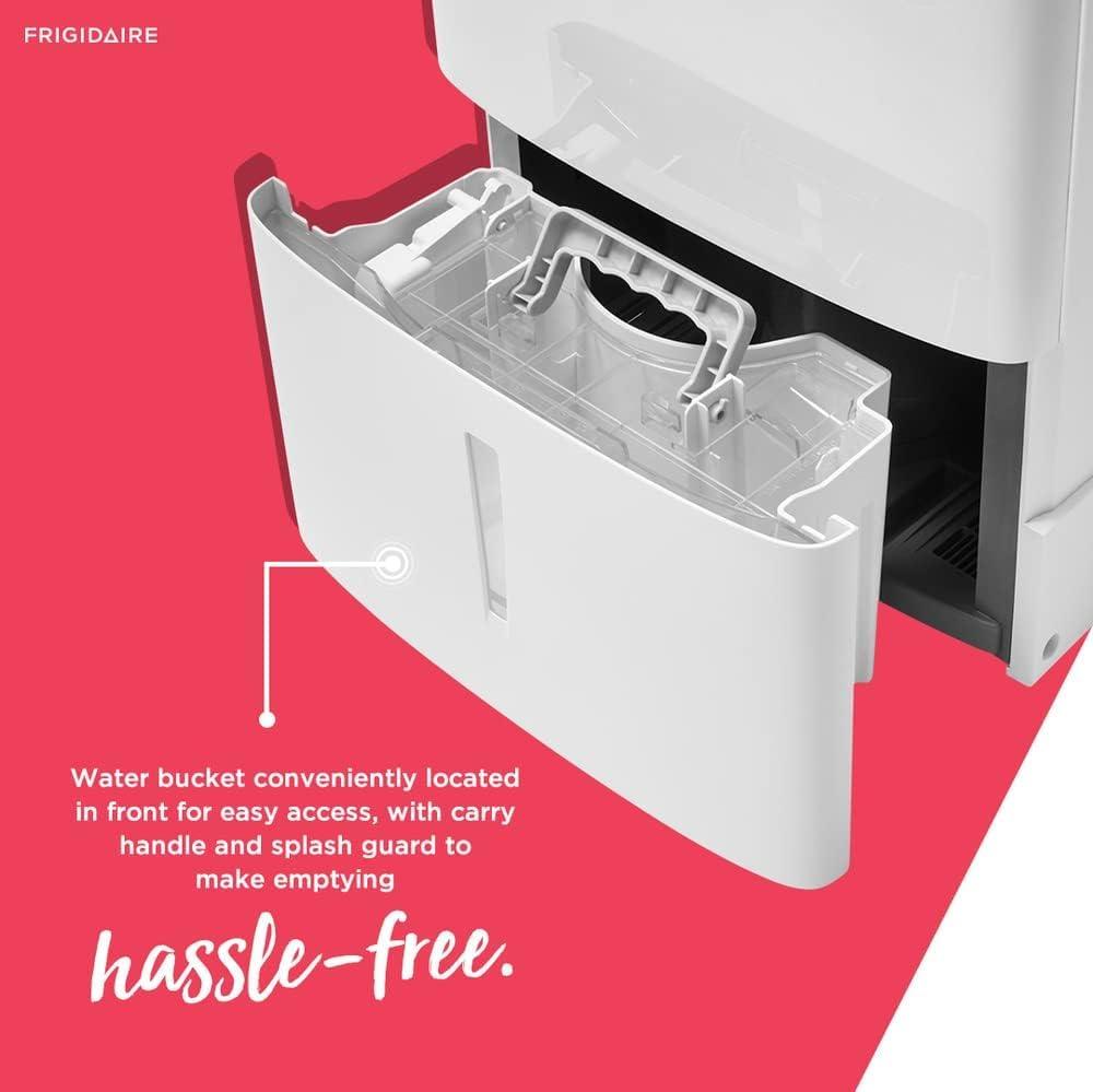 imageFrigidaire 50 Pint Dehumidifier 4500 Square Foot Coverage Ideal for Large Rooms and Basements 17 Gallon Bucket Capacity22 Pint