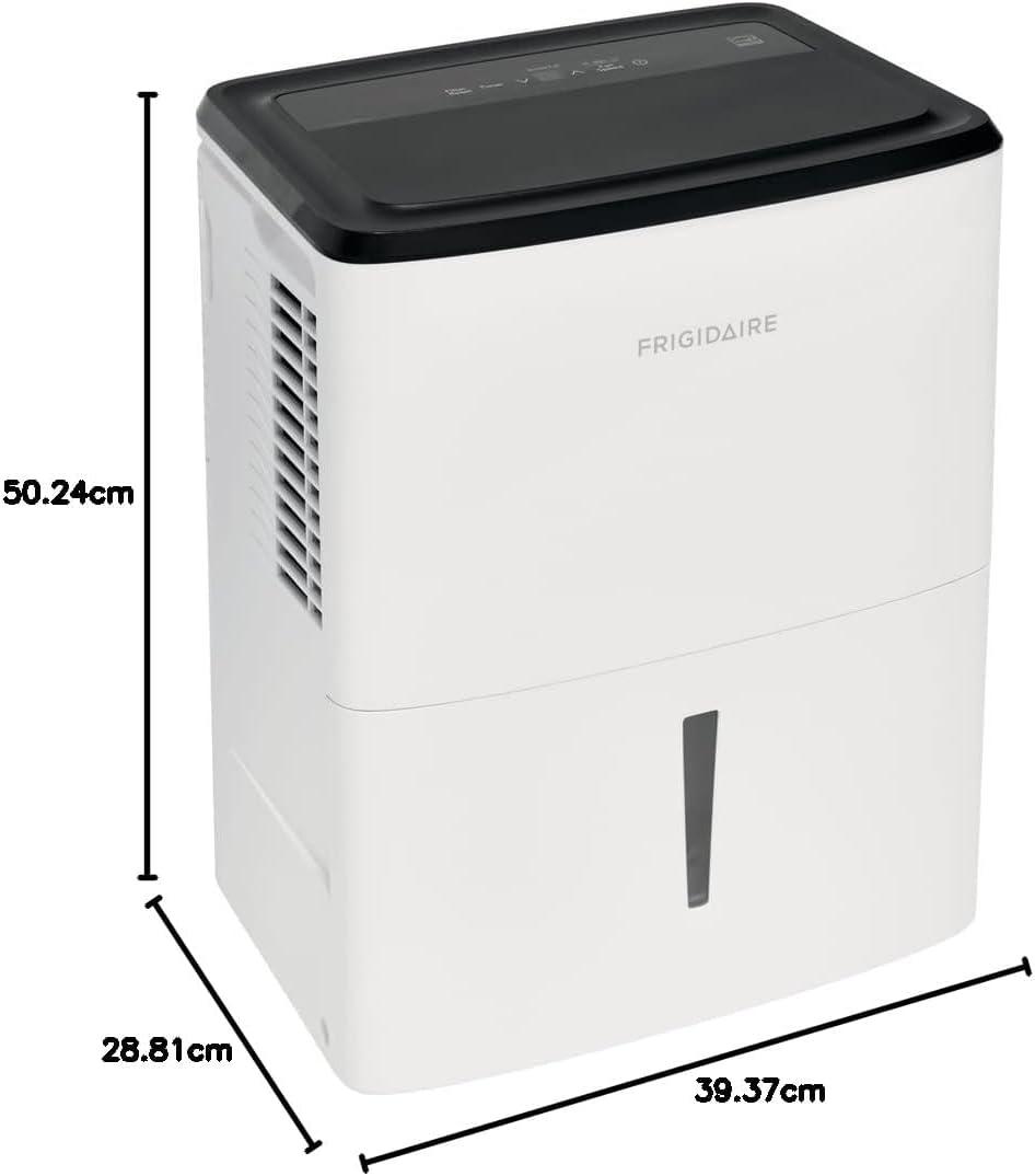 imageFrigidaire 50 Pint Dehumidifier 4500 Square Foot Coverage Ideal for Large Rooms and Basements 17 Gallon Bucket Capacity22 Pint