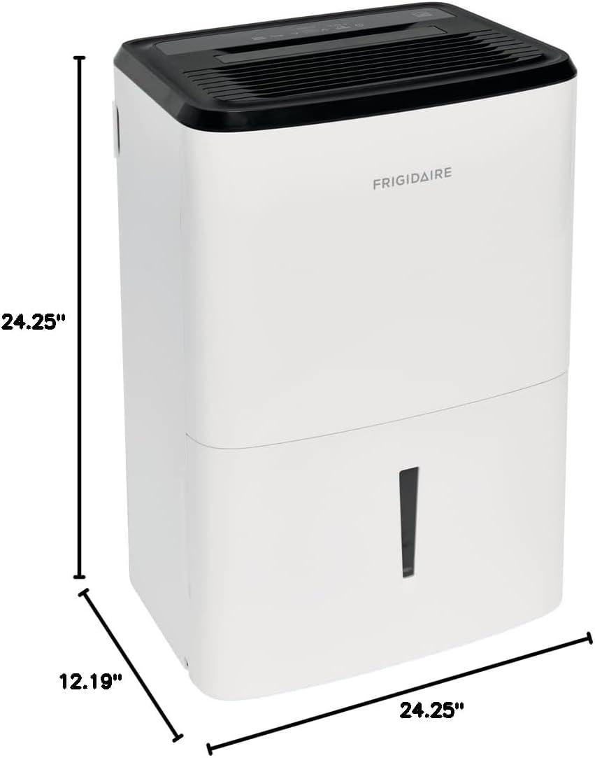 imageFrigidaire 50 Pint Dehumidifier 4500 Square Foot Coverage Ideal for Large Rooms and Basements 17 Gallon Bucket Capacity35 Pint
