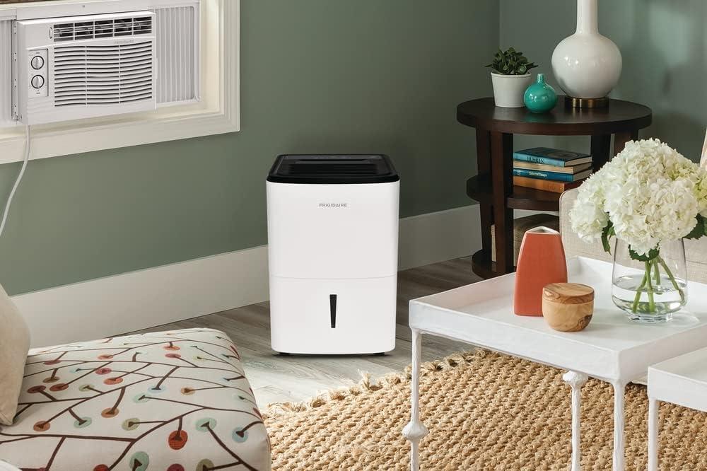 imageFrigidaire 50 Pint Dehumidifier 4500 Square Foot Coverage Ideal for Large Rooms and Basements 17 Gallon Bucket Capacity35 Pint