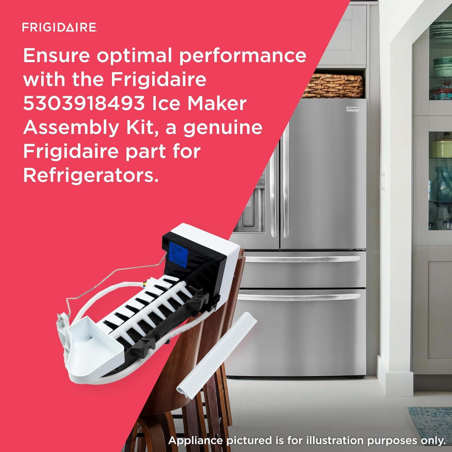 imageFrigidaire 5303918493 Ice Maker Assembly Kit for Refrigerators