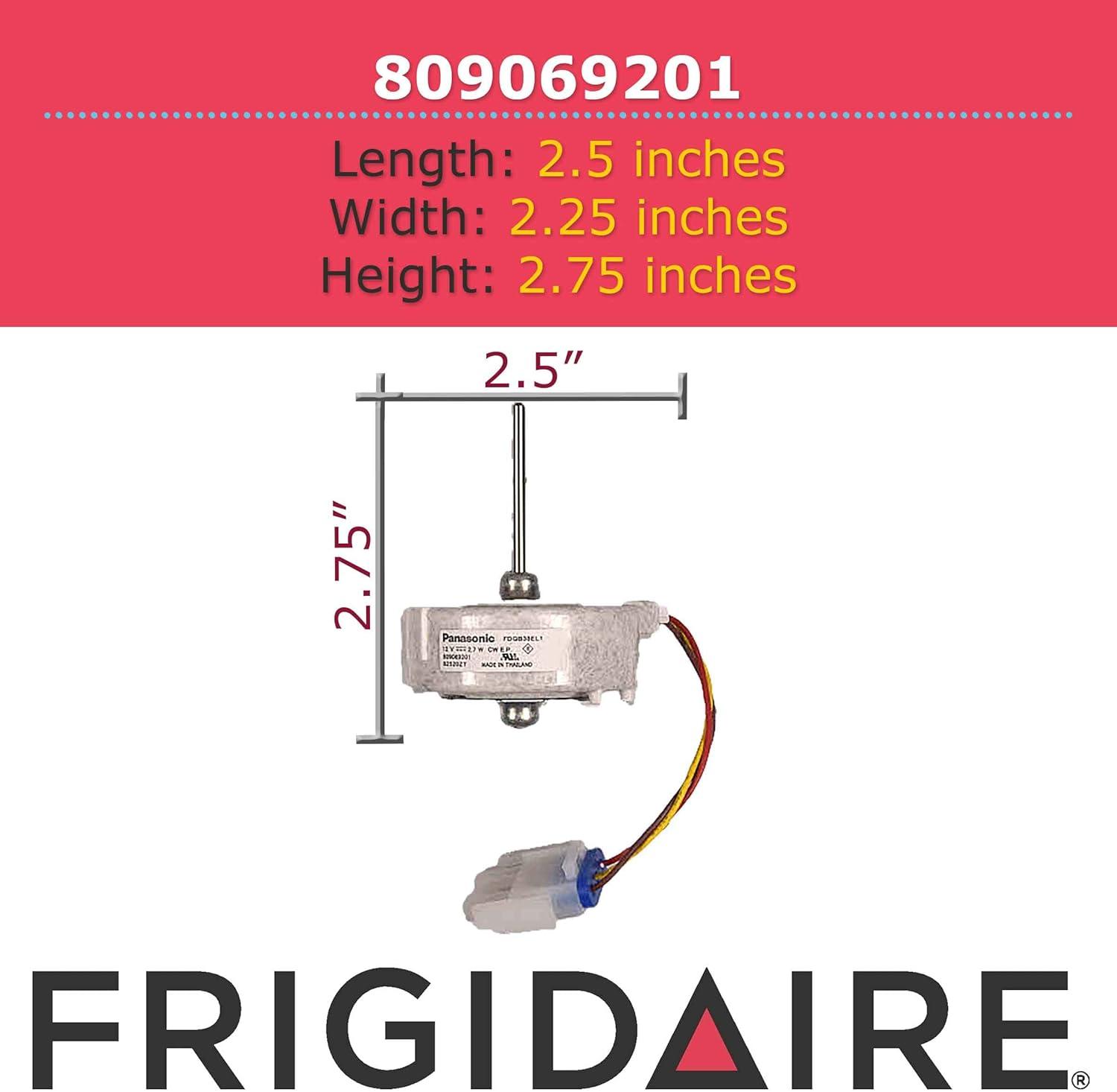 imageFrigidaire 809069201 Evaporator Fan Motor for Refrigerators White