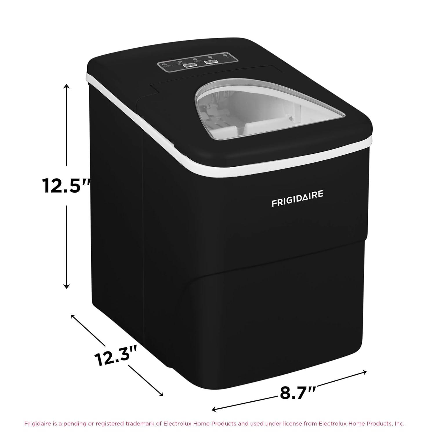 imageFrigidaire EFIC108Blue Compact Ice Maker Countertop Portable 26 lb per Day BlueBlack