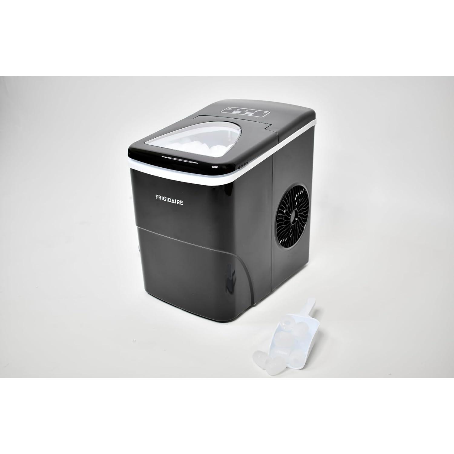 imageFrigidaire EFIC108Blue Compact Ice Maker Countertop Portable 26 lb per Day BlueBlack