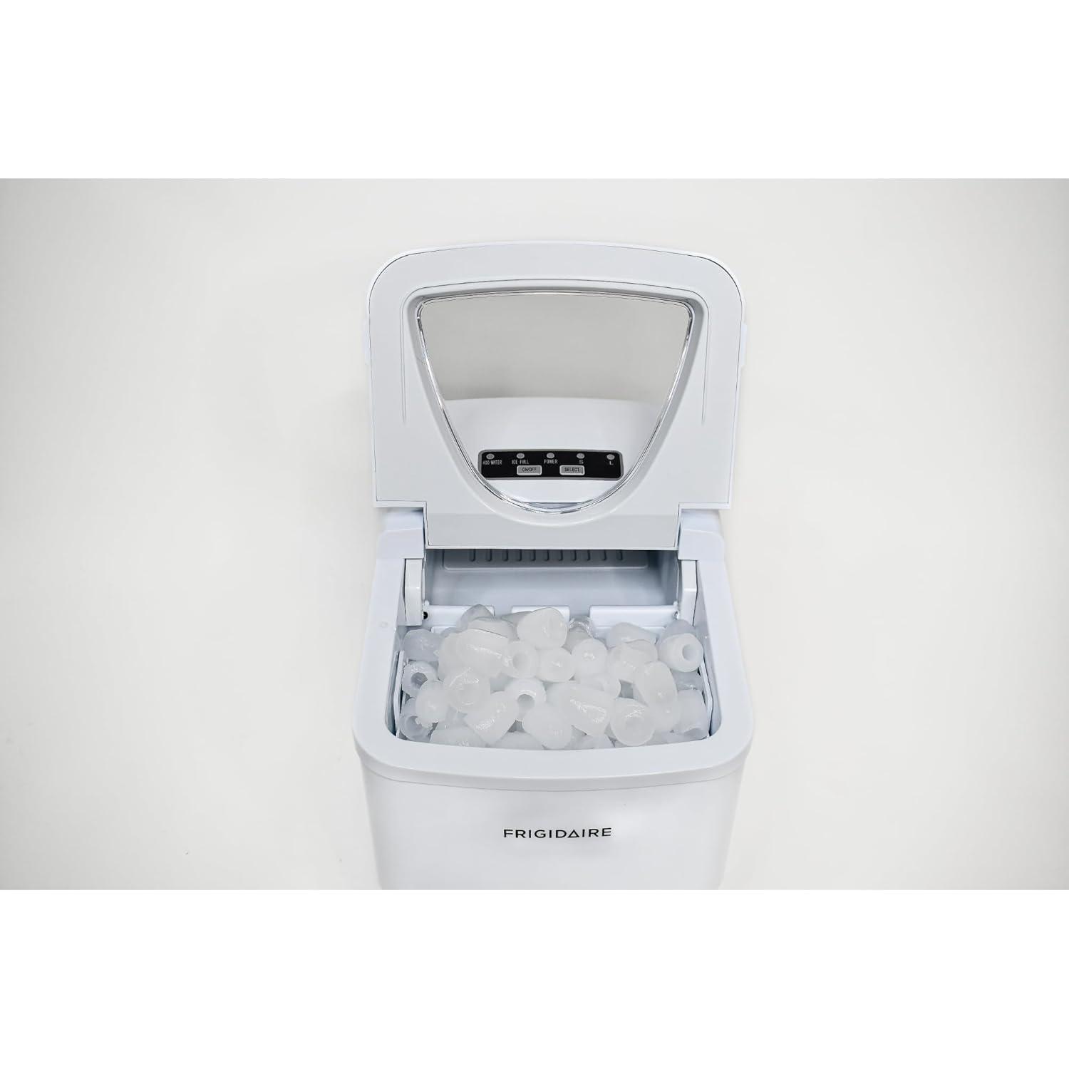 imageFrigidaire EFIC108Blue Compact Ice Maker Countertop Portable 26 lb per Day BlueWhite