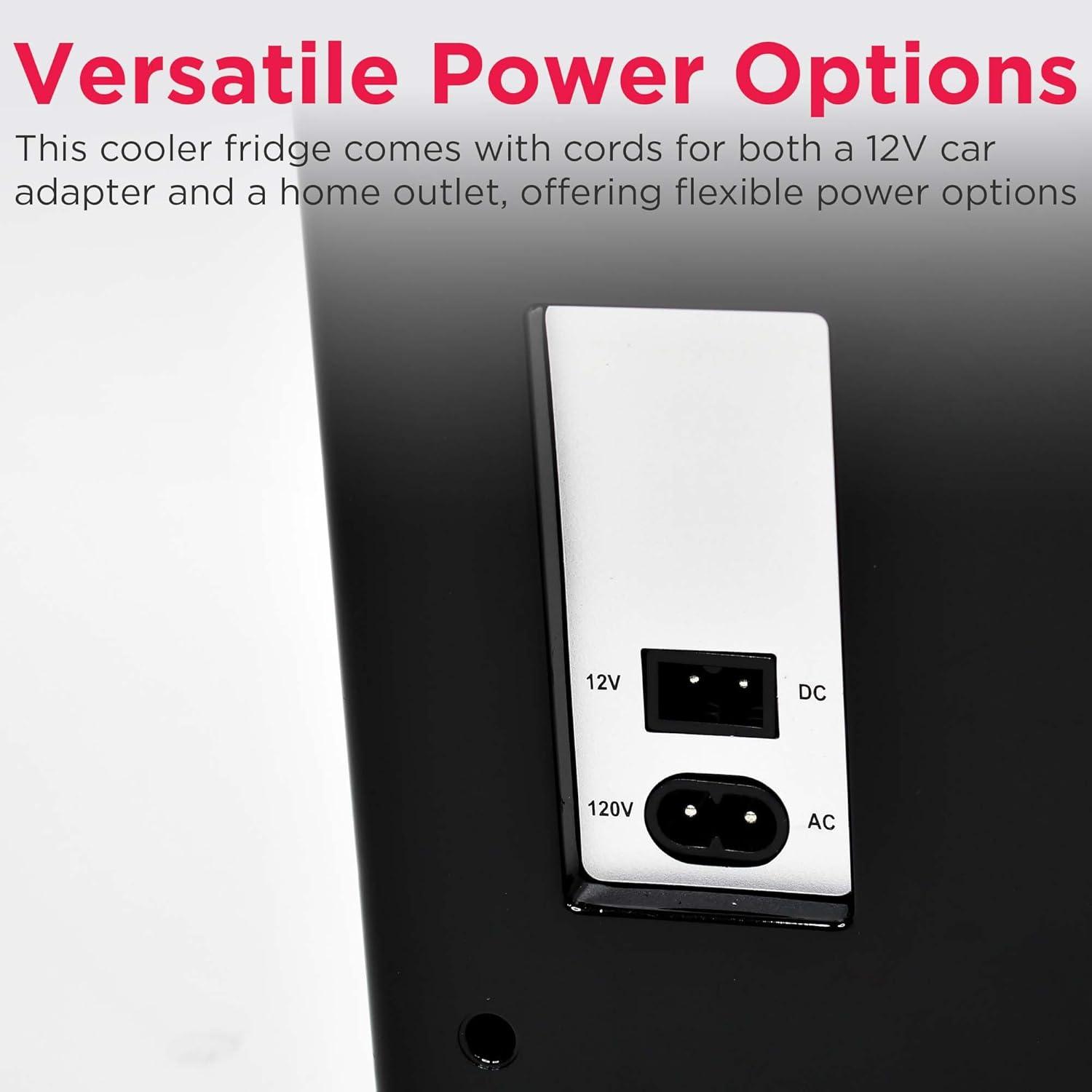 imageFrigidaire EFMIS567AMZ Retro Mini Drink Fridge 18 Cans Or 4 Wine Bottles Thermoelectric Drink Fridge Stainless