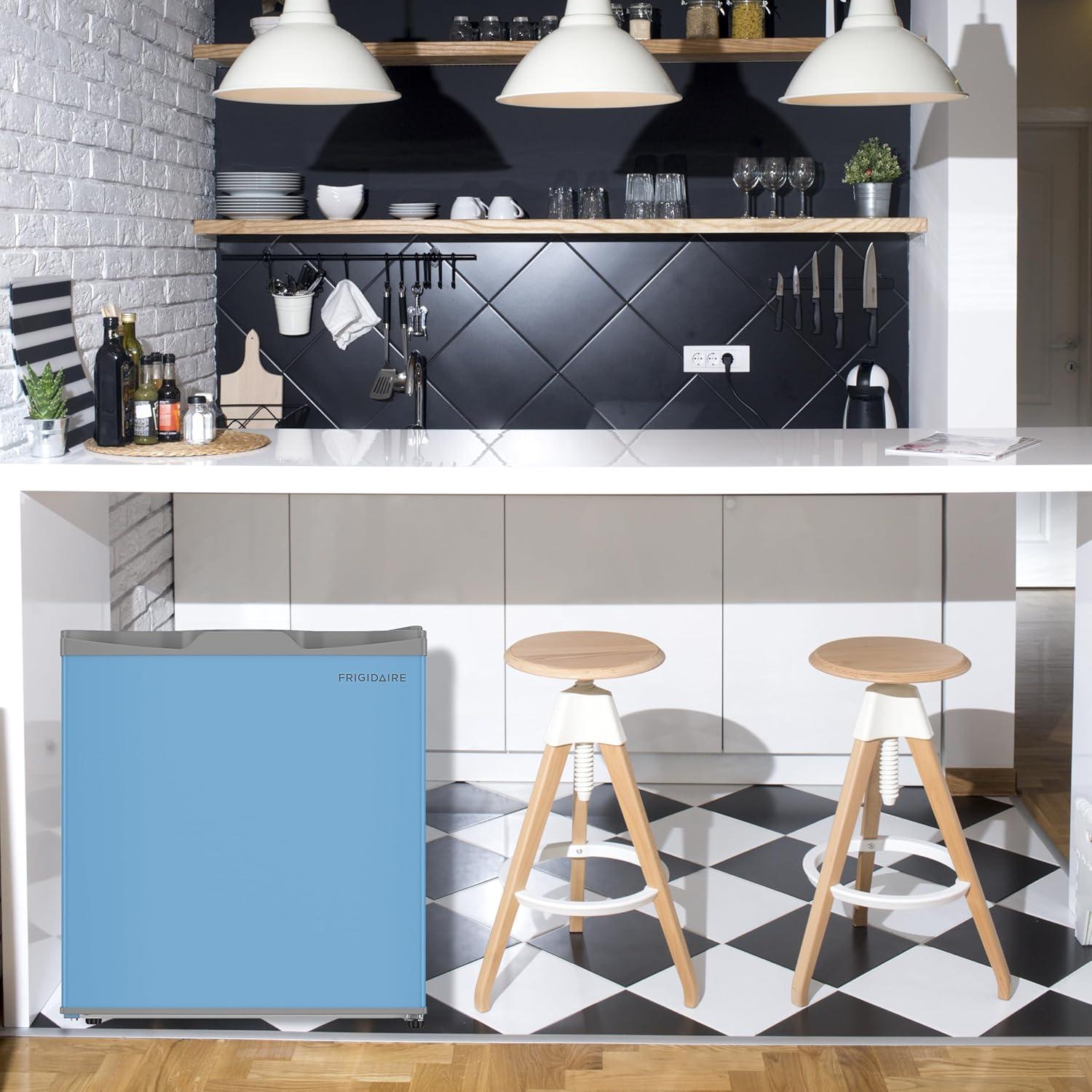 imageFrigidaire EFR115RED 16 Cu Ft Compact Fridge for Office Dorm Room Mancave or RV RedBlue