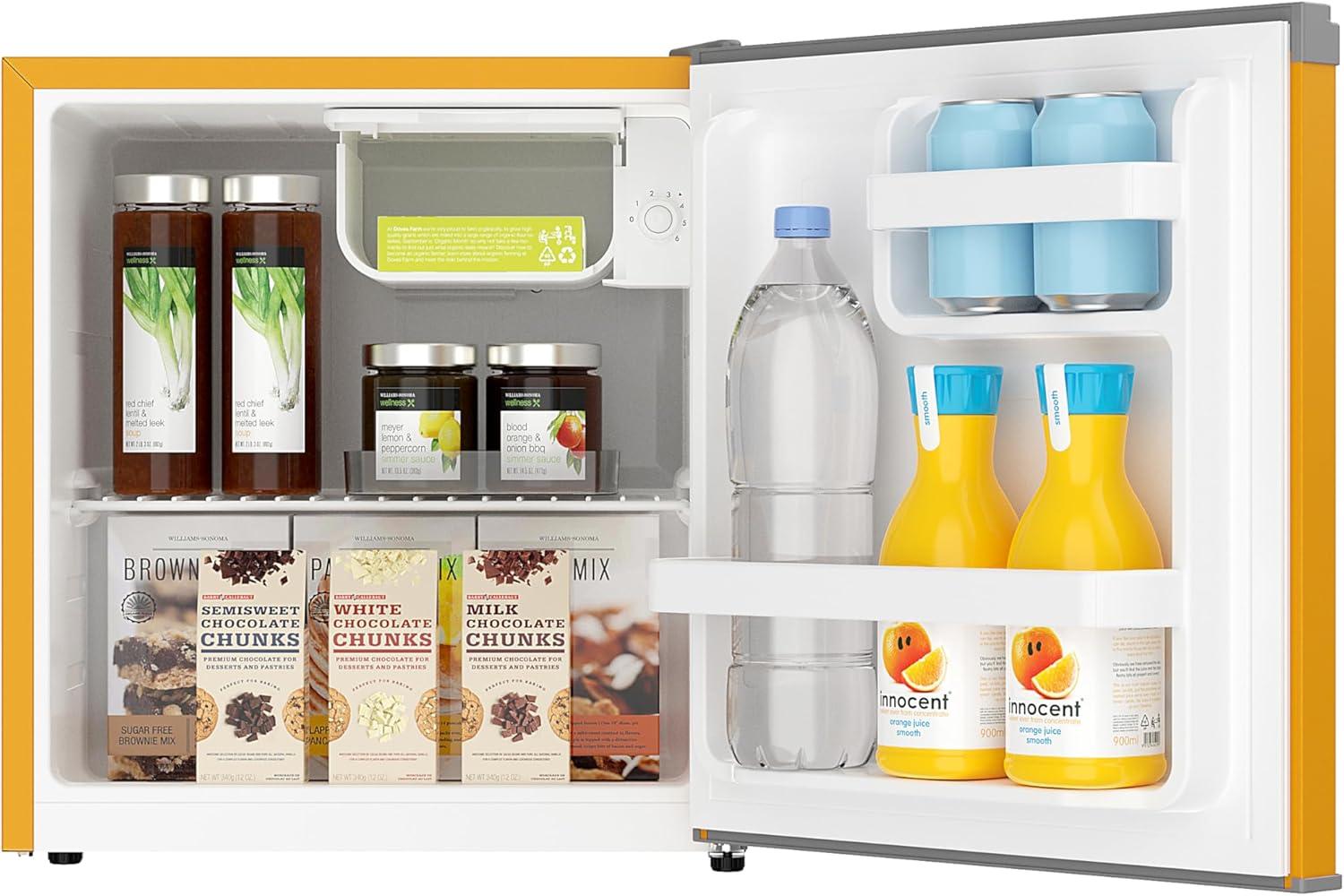 imageFrigidaire EFR115RED 16 Cu Ft Compact Fridge for Office Dorm Room Mancave or RV RedOrange