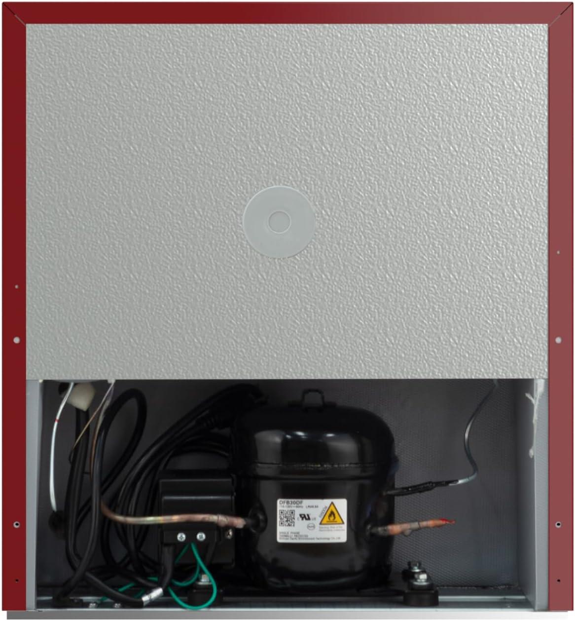 imageFrigidaire EFR115RED 16 Cu Ft Compact Fridge for Office Dorm Room Mancave or RV RedRed