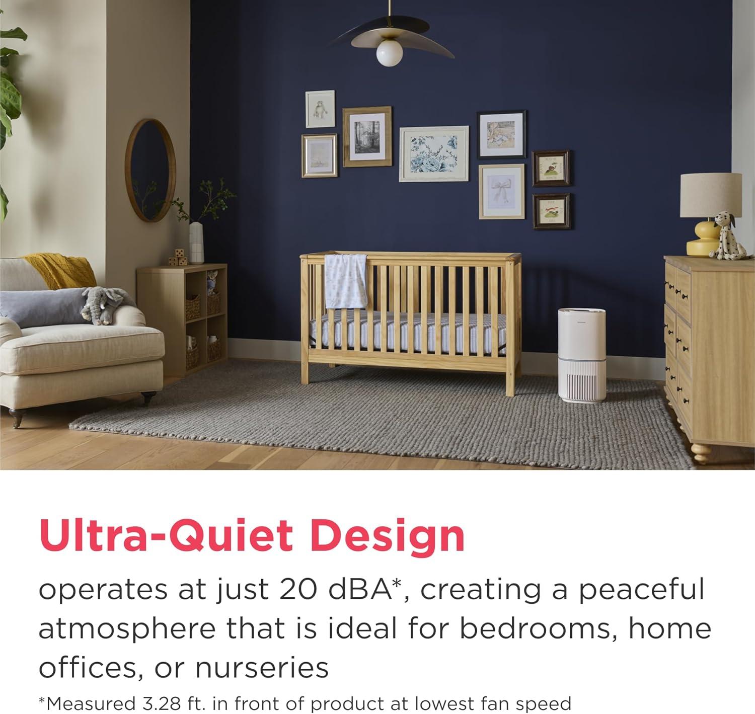 imageFrigidaire PureA300 HEPA Air Purifier for Small Bedrooms Covers up to 850 Sq Ft 3Stage Filtration Energy Star Certification Air Quality Monitoring Smart Mode Ultra Quiet White1685 Square Feet Wifi