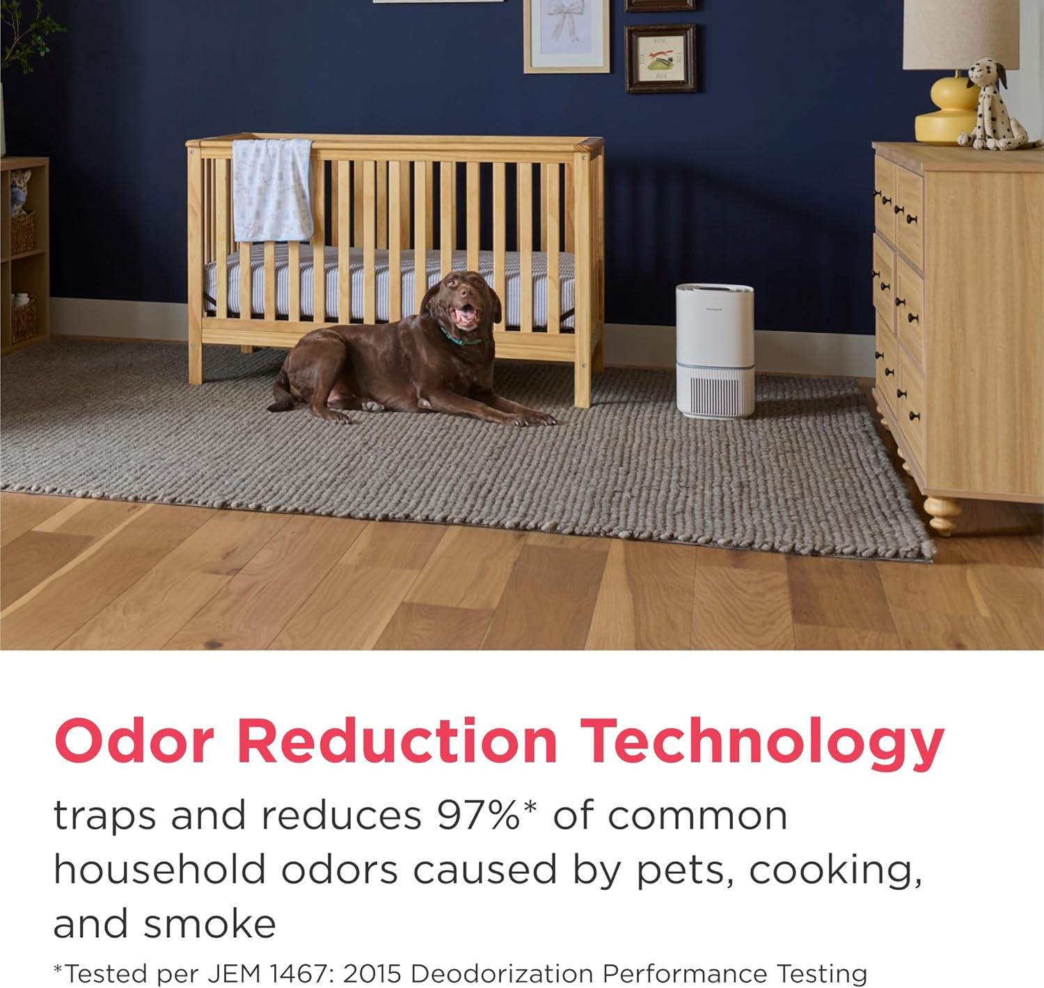 imageFrigidaire PureA300 HEPA Air Purifier for Small Bedrooms Covers up to 850 Sq Ft 3Stage Filtration Energy Star Certification Air Quality Monitoring Smart Mode Ultra Quiet White850 Square Feet Wifi