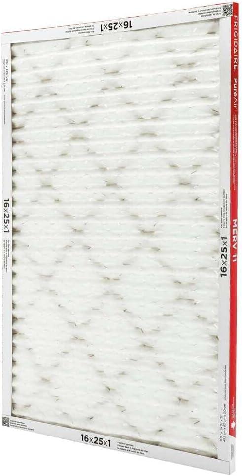 imageFrigidaire PureAir 20x25x1 MERV 8 Allergen Electrostatic Pleated Air Conditioner HVAC AC Furnace Filters 6 Pack exact dimensions 1981 X 2481 X 08116 x 25 x 1